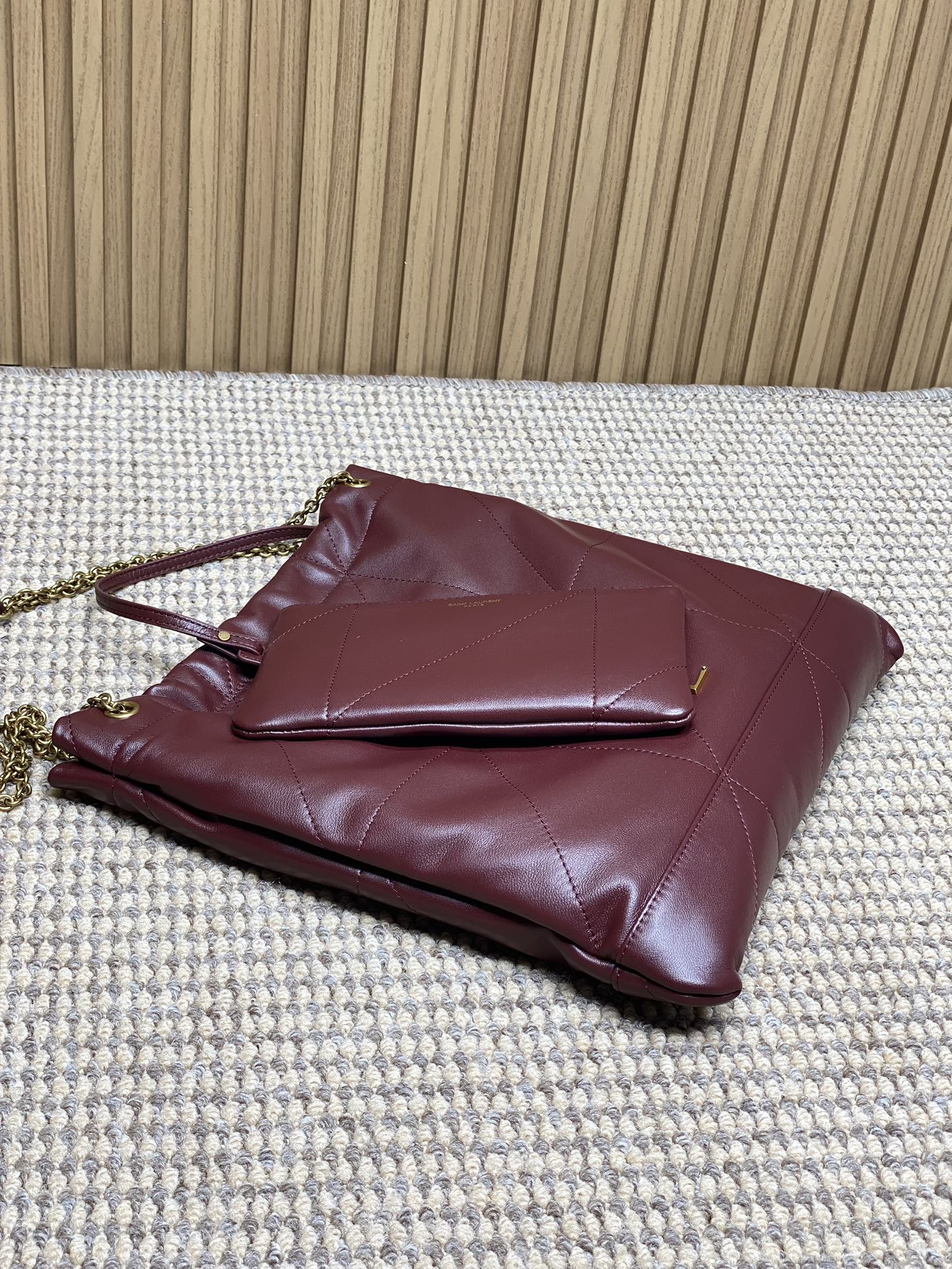 ysl バッグ激安通販 レザー 斜め掛けバッグ 日常用 柔らかい 781666 レッド_4
