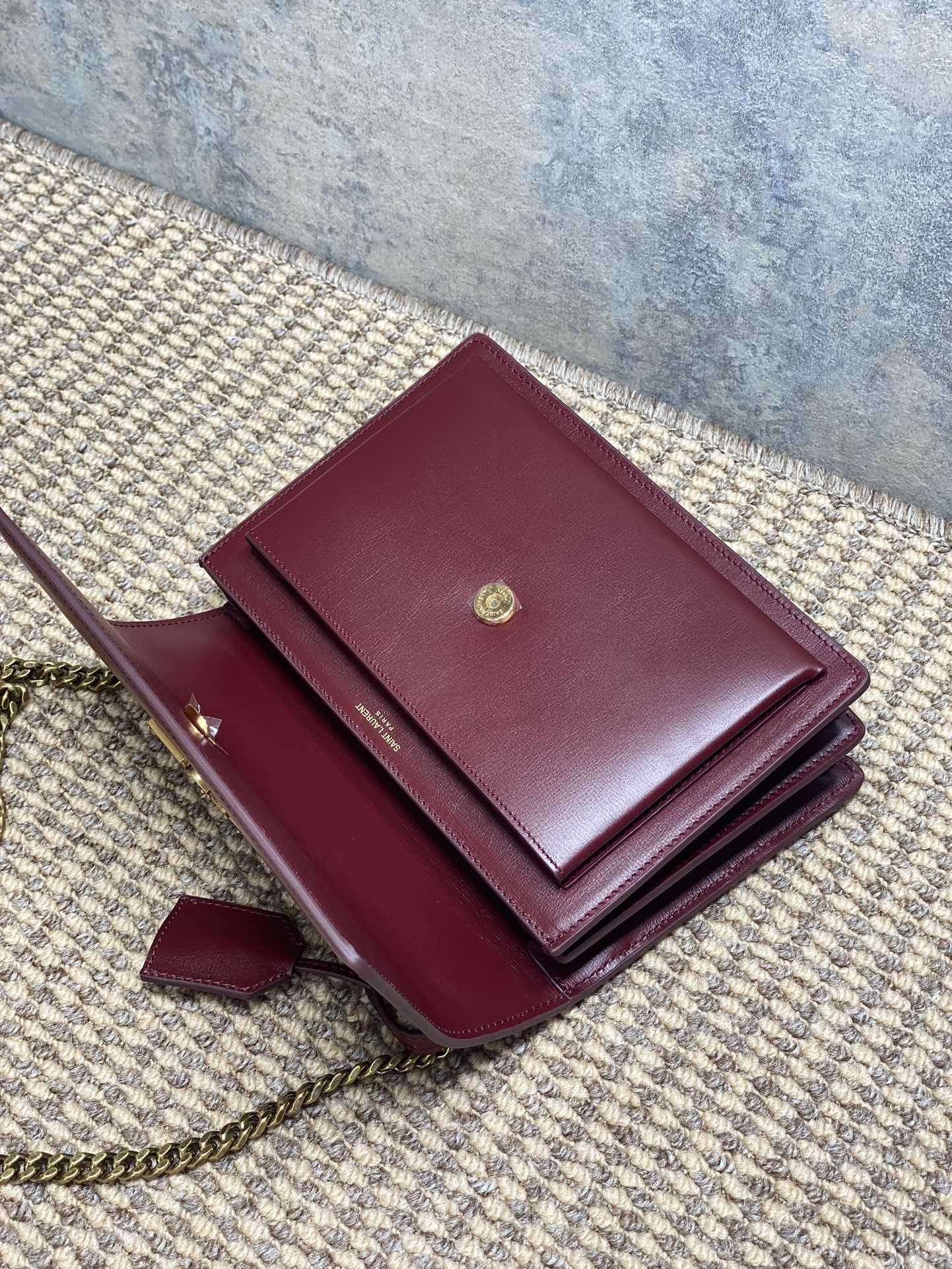 イブ サン ローラン トート バッグスーパーコピー レザー 斜め掛けバッグ 本革 441971 レッド_5