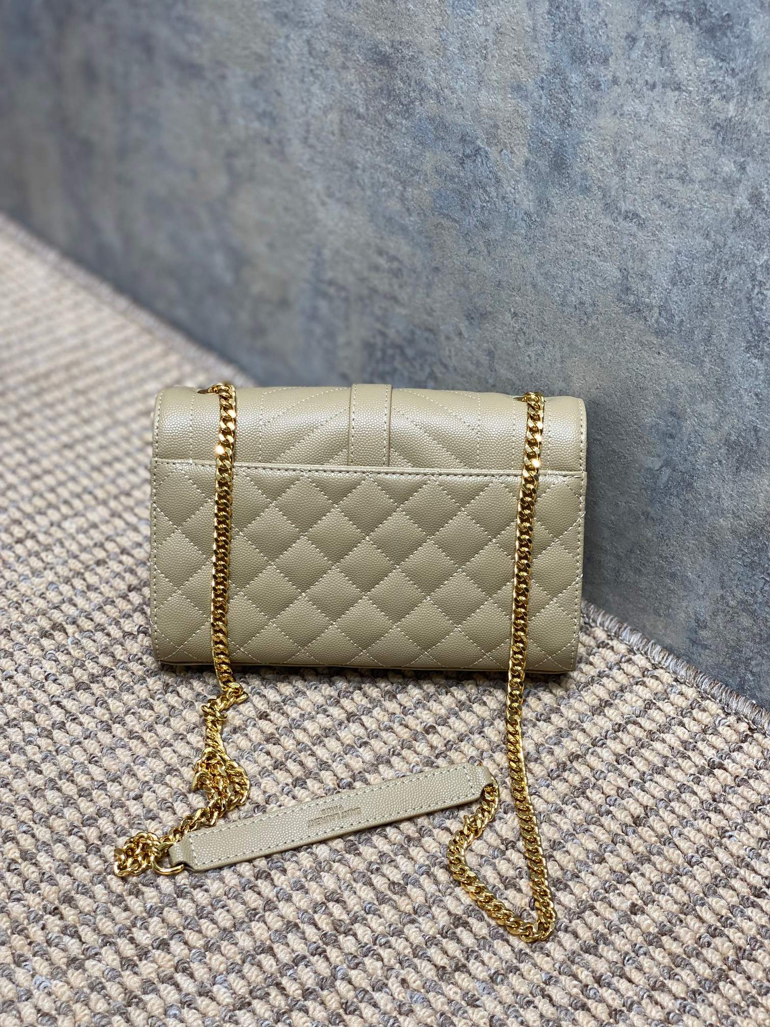 saint laurent バッグスーパーコピー 斜め掛け YSL チェーンバッグ 本革 392745 杏色_2