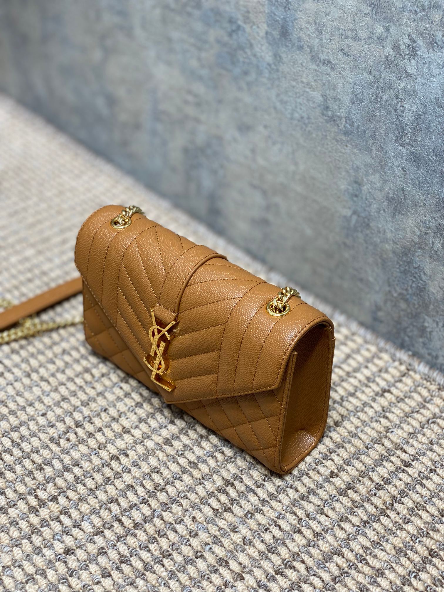 レディ サン ローラン バッグＮ級品 斜め掛け YSL チェーンバッグ 本革 392745 イエロー_3