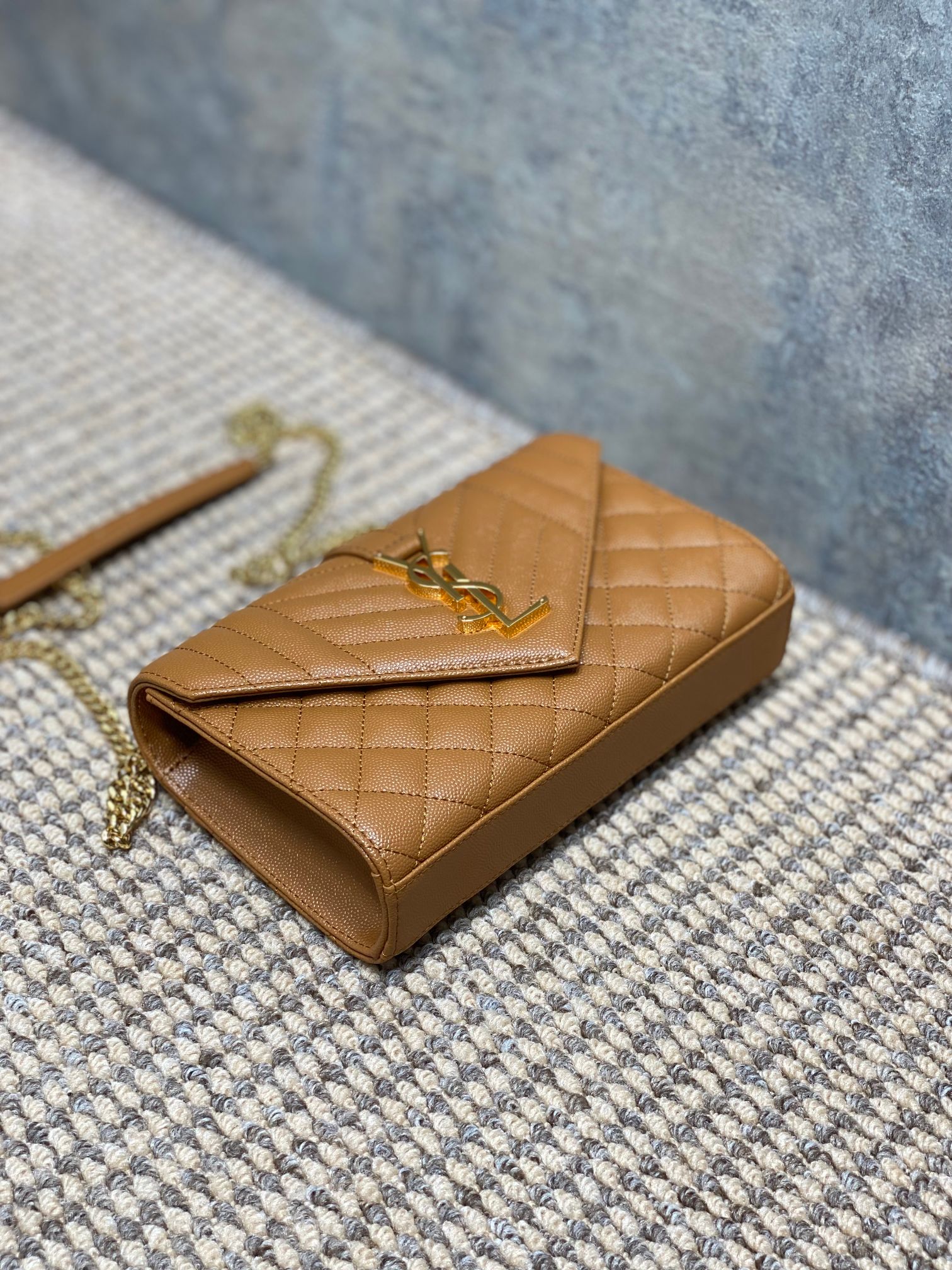 レディ サン ローラン バッグＮ級品 斜め掛け YSL チェーンバッグ 本革 392745 イエロー_4
