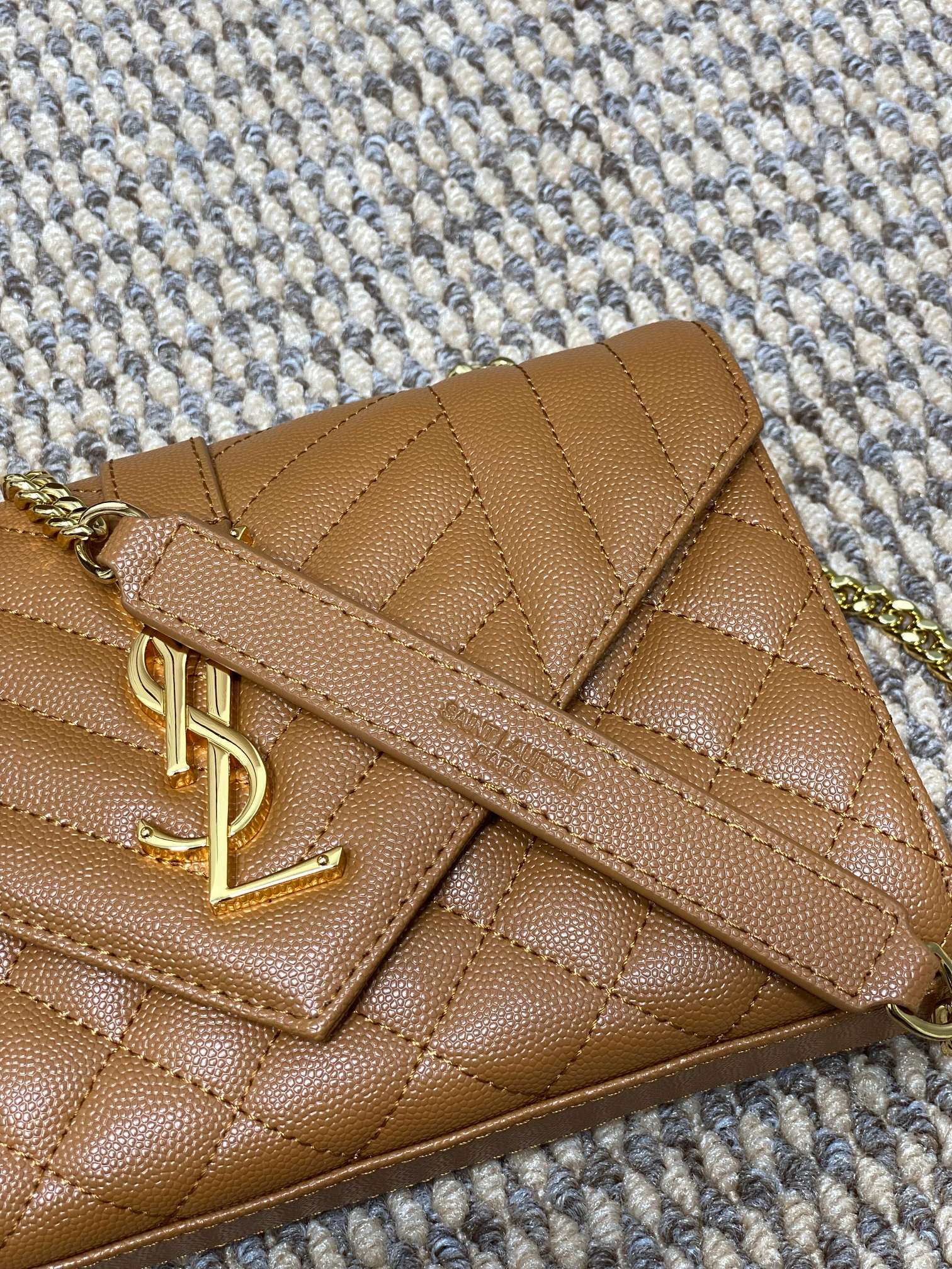 レディ サン ローラン バッグＮ級品 斜め掛け YSL チェーンバッグ 本革 392745 イエロー_6
