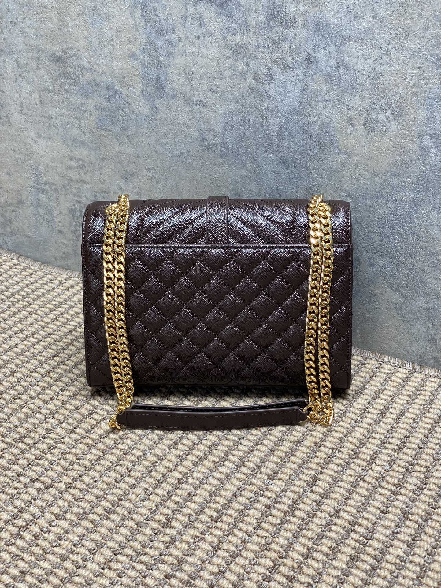 サン ローラン クラッチ バッグ レディスーパーコピー 斜め掛け YSL チェーンバッグ 本革 392739 ブラウン_8