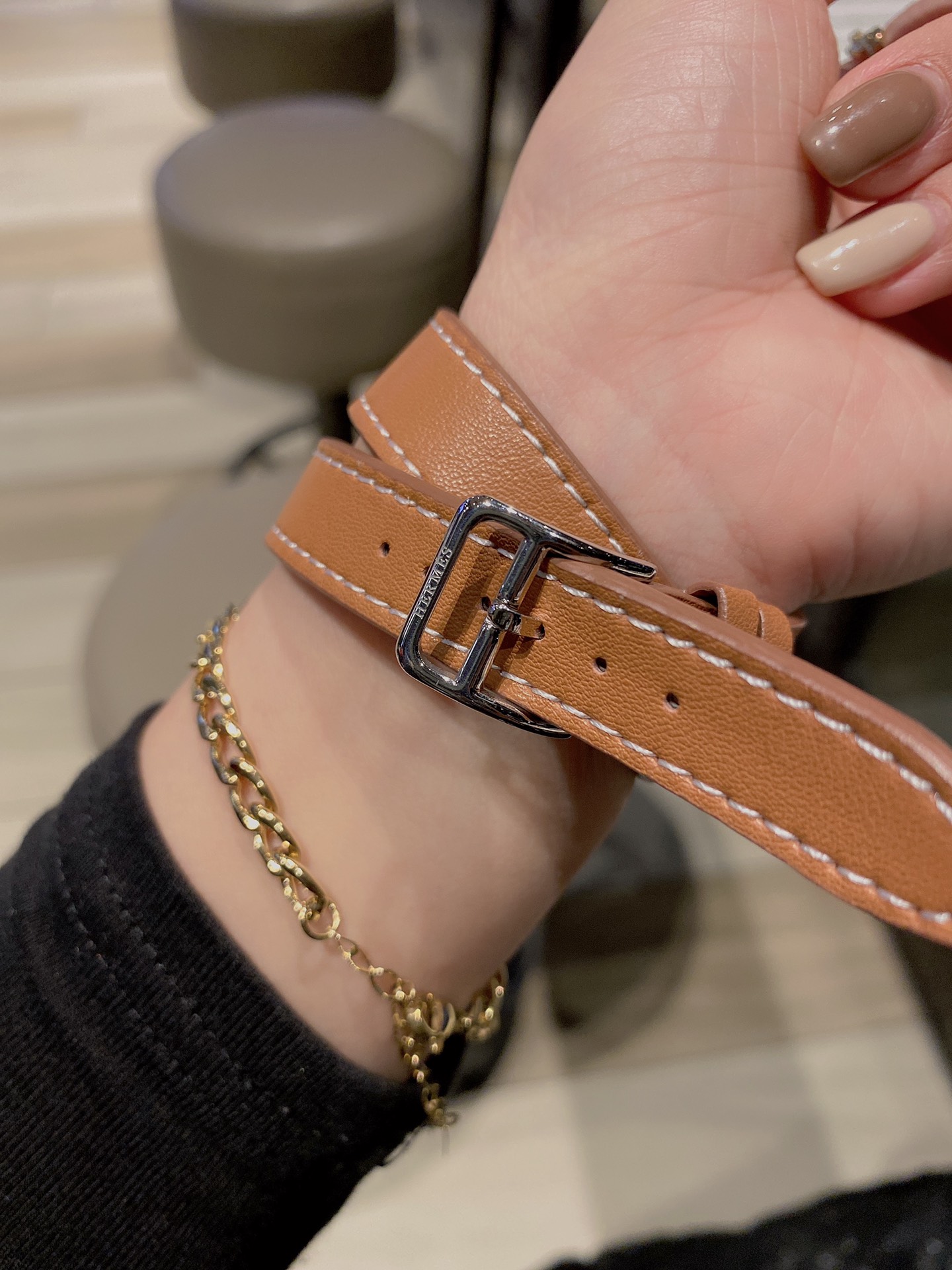エルメス時計 価値コピー シンプル 牛革 優雅 H形ケース ウォッチ 腕時計 多色可選_4