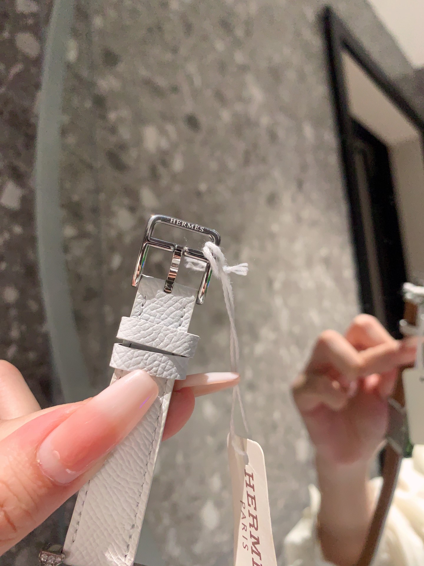 爆買いできる エルメス時計 買え ないコピー シンプル 牛革 優雅 H形ケース ウォッチ 腕時計 ホワイト_9