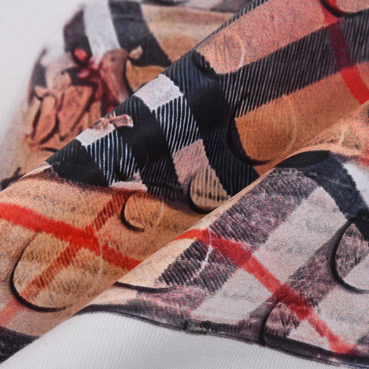burberry メンズ t シャツ偽物 ゆったり トップス 短袖 純綿 プリント 男女兼用 ホワイト_7