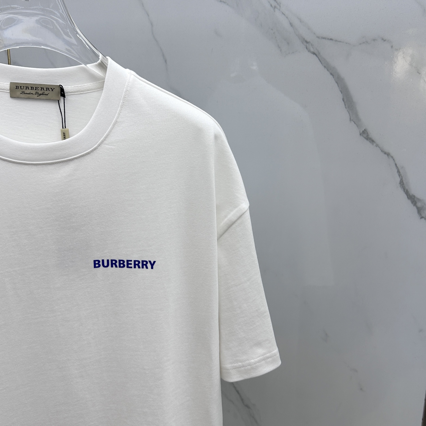 burberry ブラック レーベル t シャツ激安通販 運動セット トップス 純綿 ショットパンツ 男女兼用 ホワイト_6