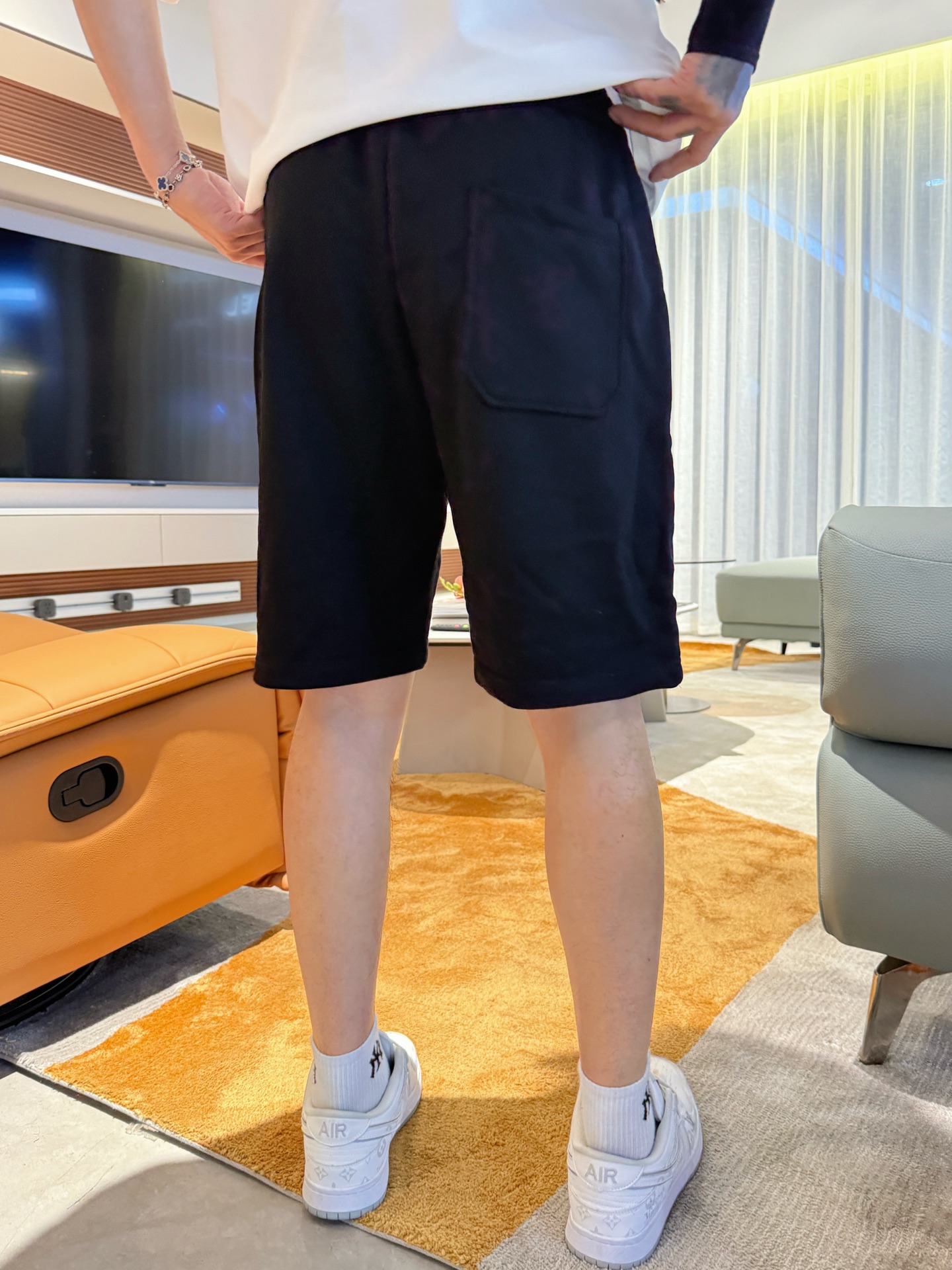 バーバリー パンツ偽物 ショットズボン 柔らかい ロゴプリント 純綿 柔軟 ブラック_6