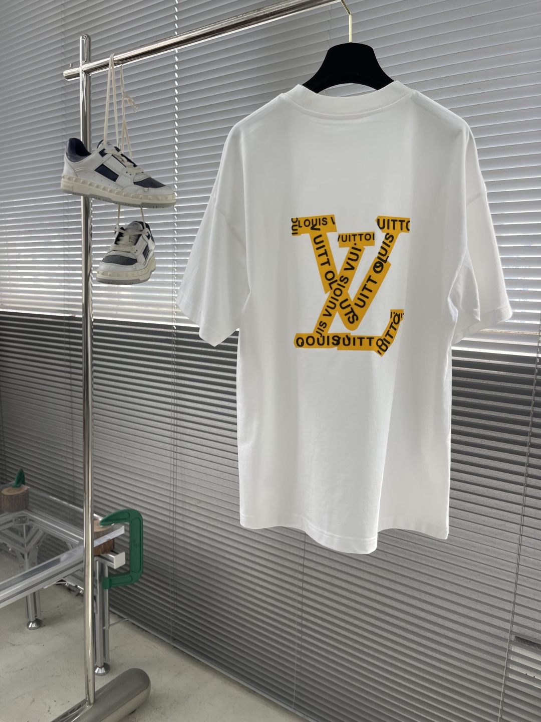 ルイヴィトン tシャツ 値段偽物 純綿 トップス ロゴプリント 半袖 ゆったり ホワイト_2