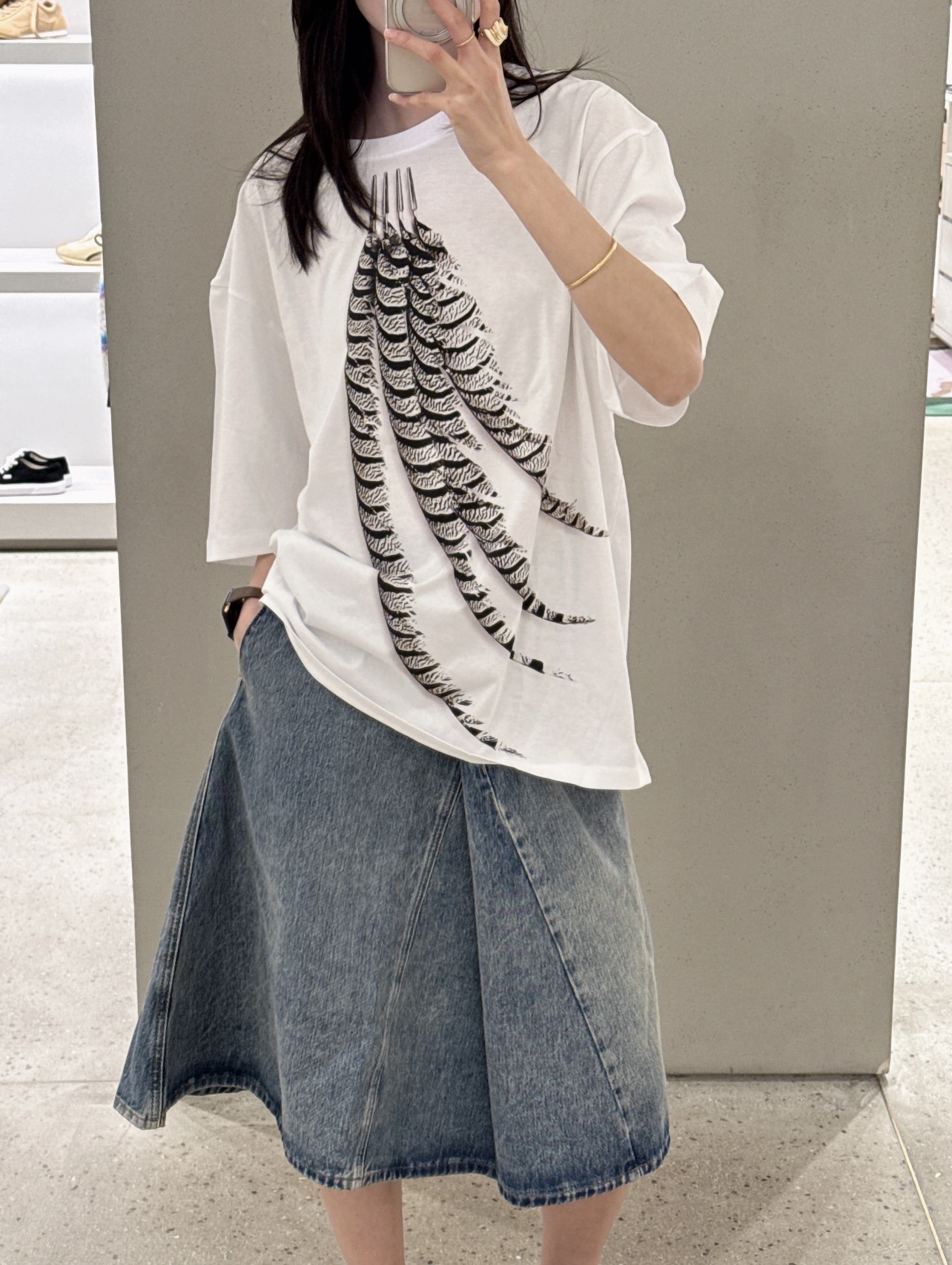 ロエベtシャツ サイズ感コピー トップス 半袖 プリント ゆったり 男女兼用 純綿 2色可選_1
