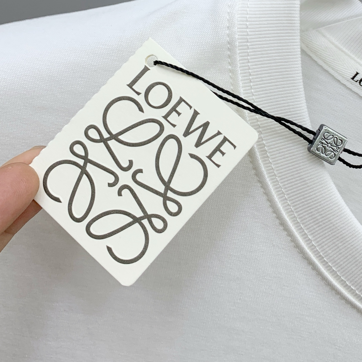 超低価格 ロエベtシャツ レディース偽物 ゆったり 純綿 トップス 半袖 プリント ホワイト_8
