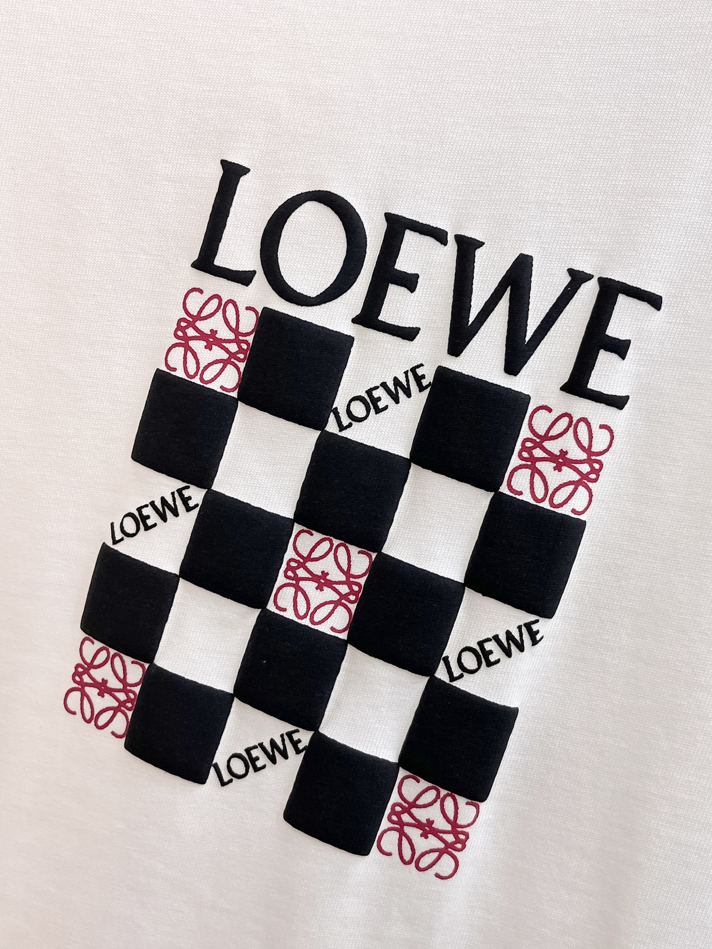 ロエベ tシャツ 新作偽物 100%綿 通気性いい トップス 短袖 柔らかい_5
