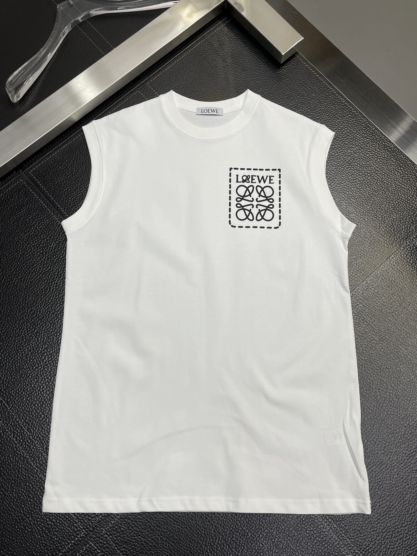 ロエベハウルtシャツコピー 100%綿 通気性いい 無袖トップス 柔らかい 2色可選_5