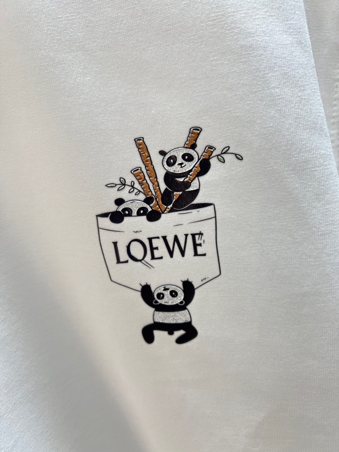 お手頃価格でtシャツ ロエベ偽物 綿 プリント 通気性いい トップス 柔軟 多色可選_4