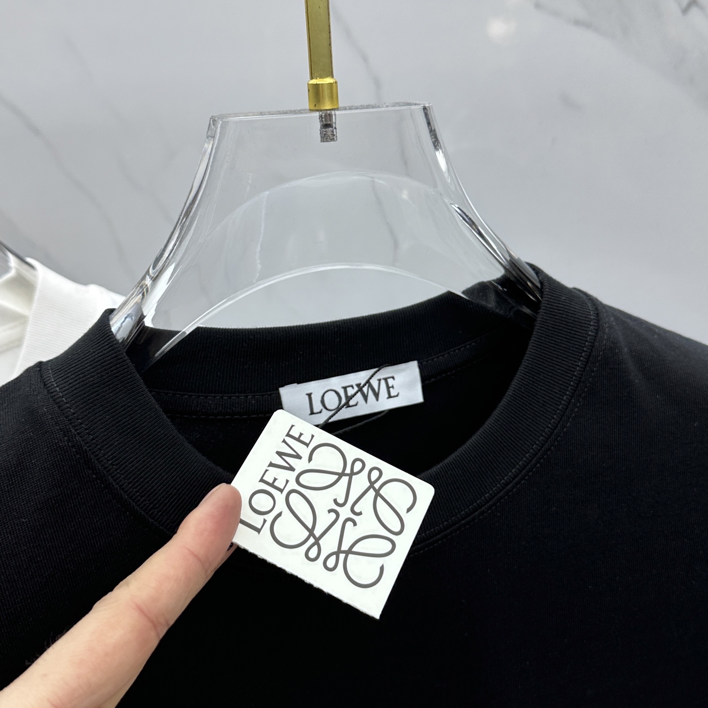 人気新作 ロエベ tシャツ カルシファースーパーコピー 綿 プリント トップス 柔らかい ブラック_5
