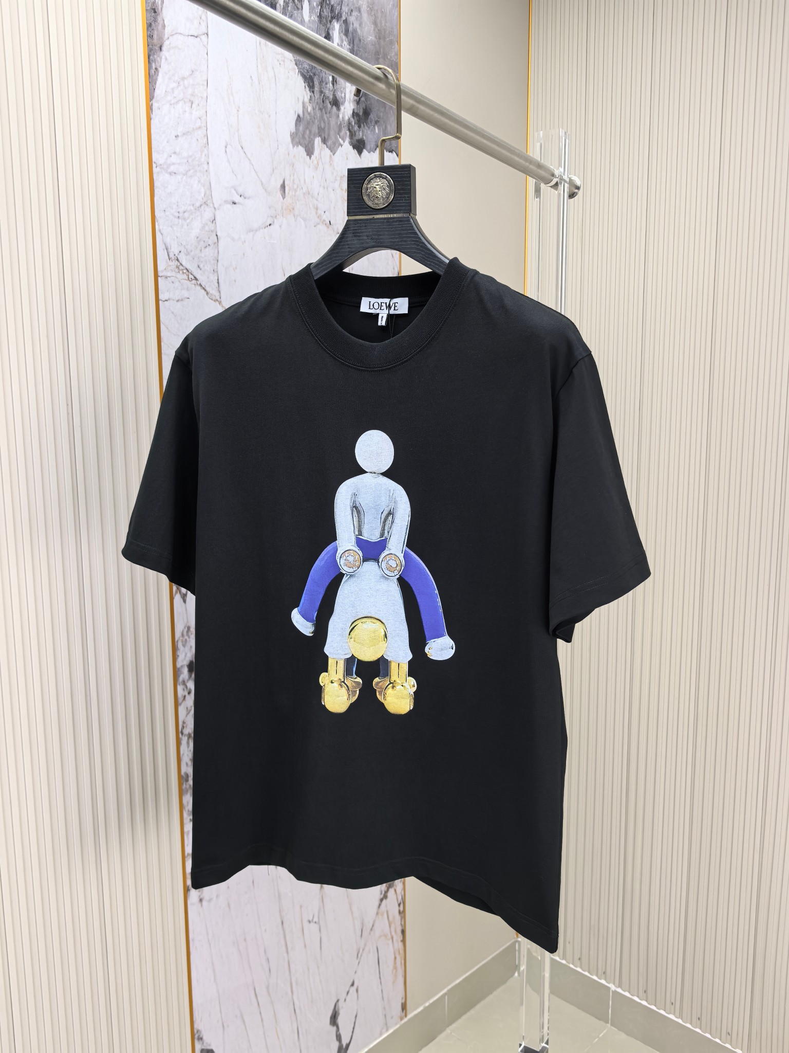 最新到着‼ロエベ tシャツサイズ感コピー 純綿 プリント トップス 柔らかい 2色可選_2