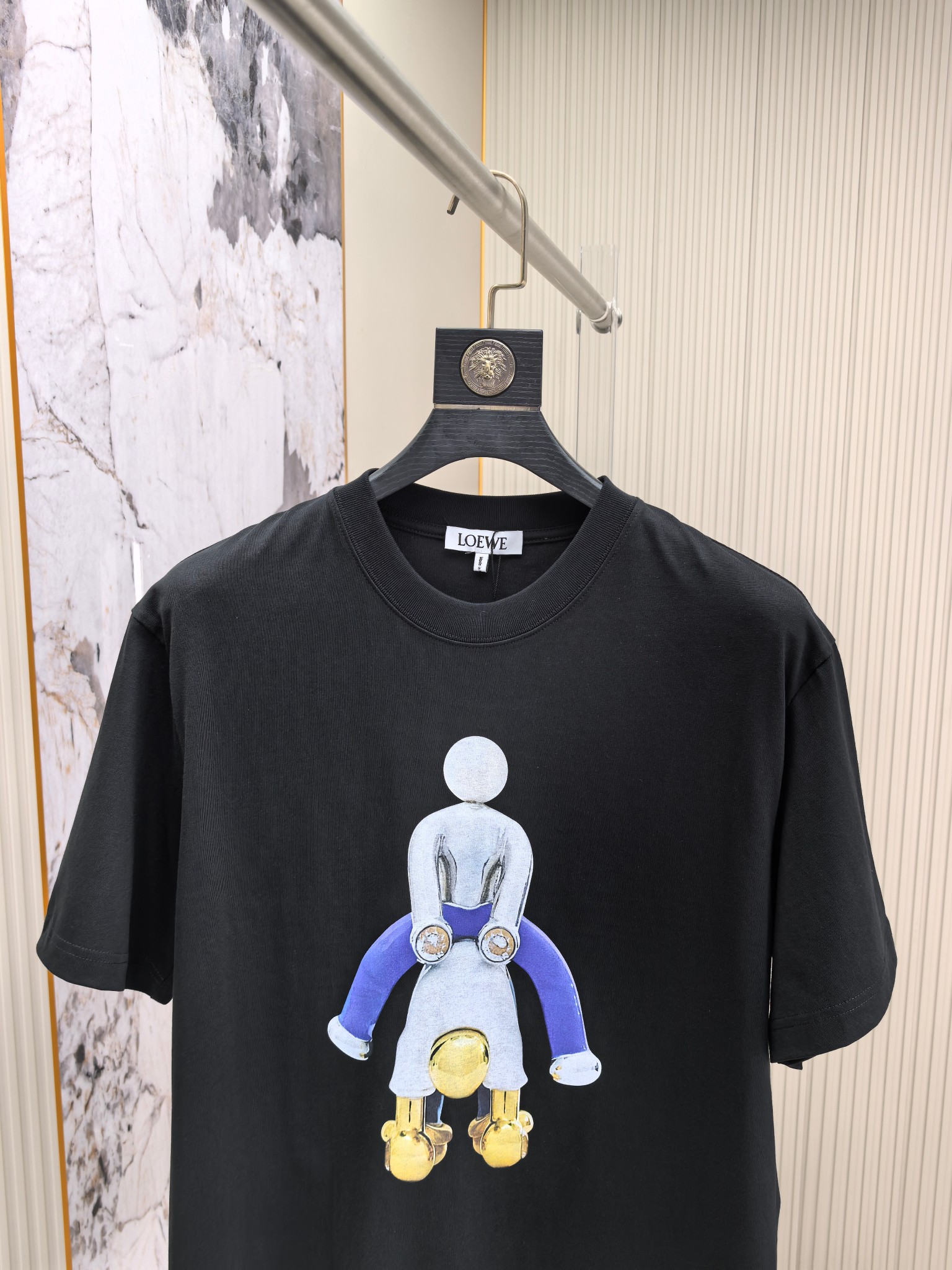 最新到着‼ロエベ tシャツサイズ感コピー 純綿 プリント トップス 柔らかい 2色可選_3