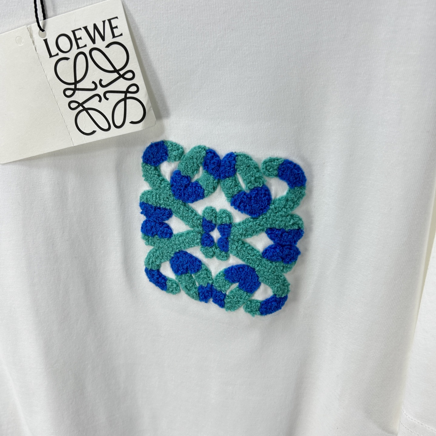 数量限定 ロエベ tシャツ ロゴＮ級品 純綿 プリント トップス 柔軟 シンプル ホワイト_3