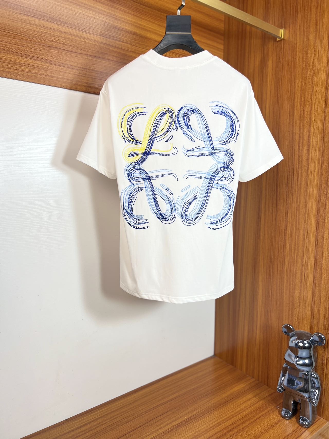 ロエベ tシャツ buymaスーパーコピー 純綿 プリント トップス 柔軟 ゆったり ホワイト_2