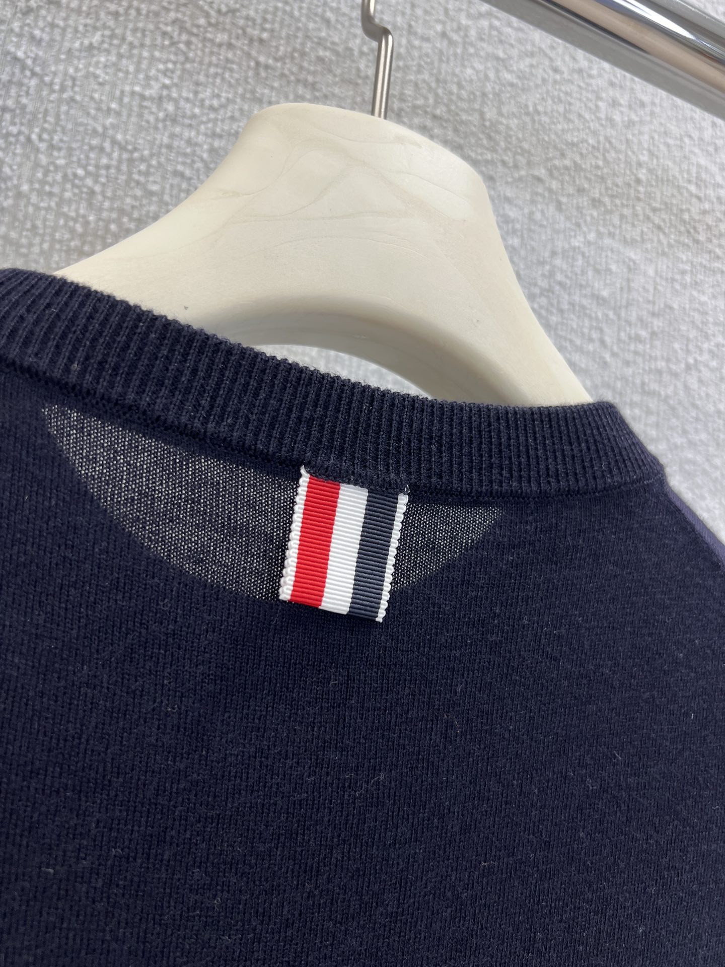 トムブラウンtシャツスーパーコピー 100％綿 トップス 半袖 ニット シンプル ブルー_6