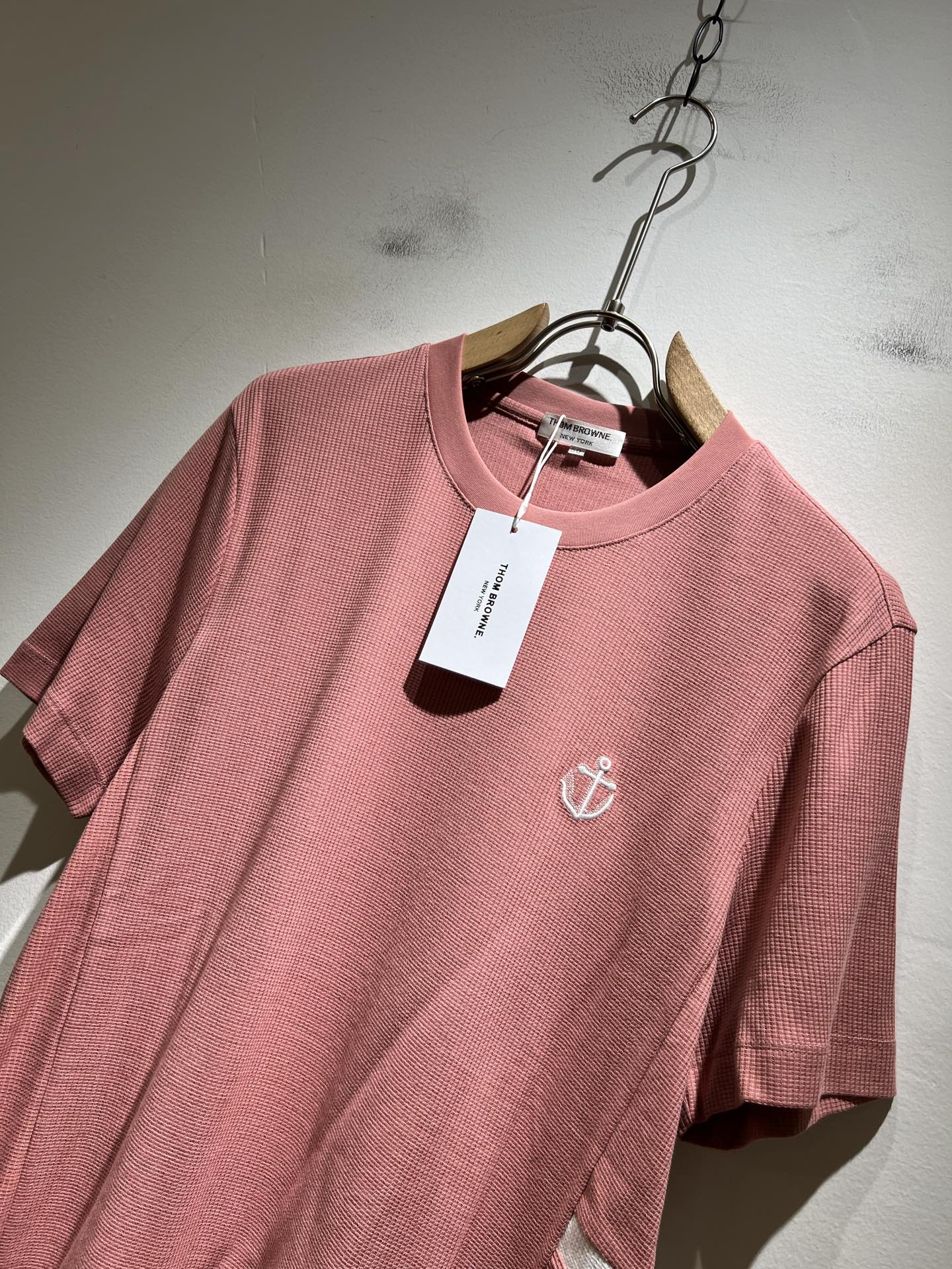 春夏新作 トムブラウンtシャツレディース偽物 100％綿 トップス 半袖 カジュアル ピンク_5