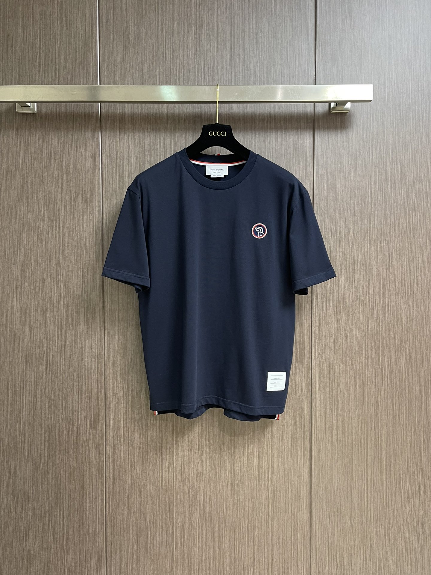 TB トムブラウン イメージコピー シンプル 100％綿 柔らかい 短袖 tシャツ ブルー_1