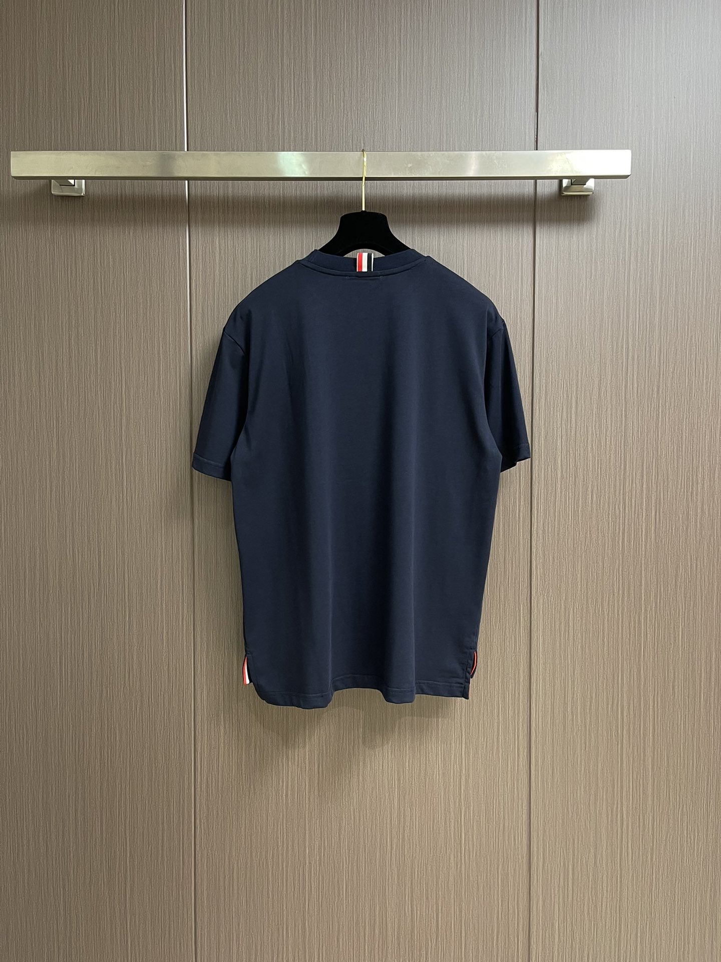 TB トムブラウン イメージコピー シンプル 100％綿 柔らかい 短袖 tシャツ ブルー_2