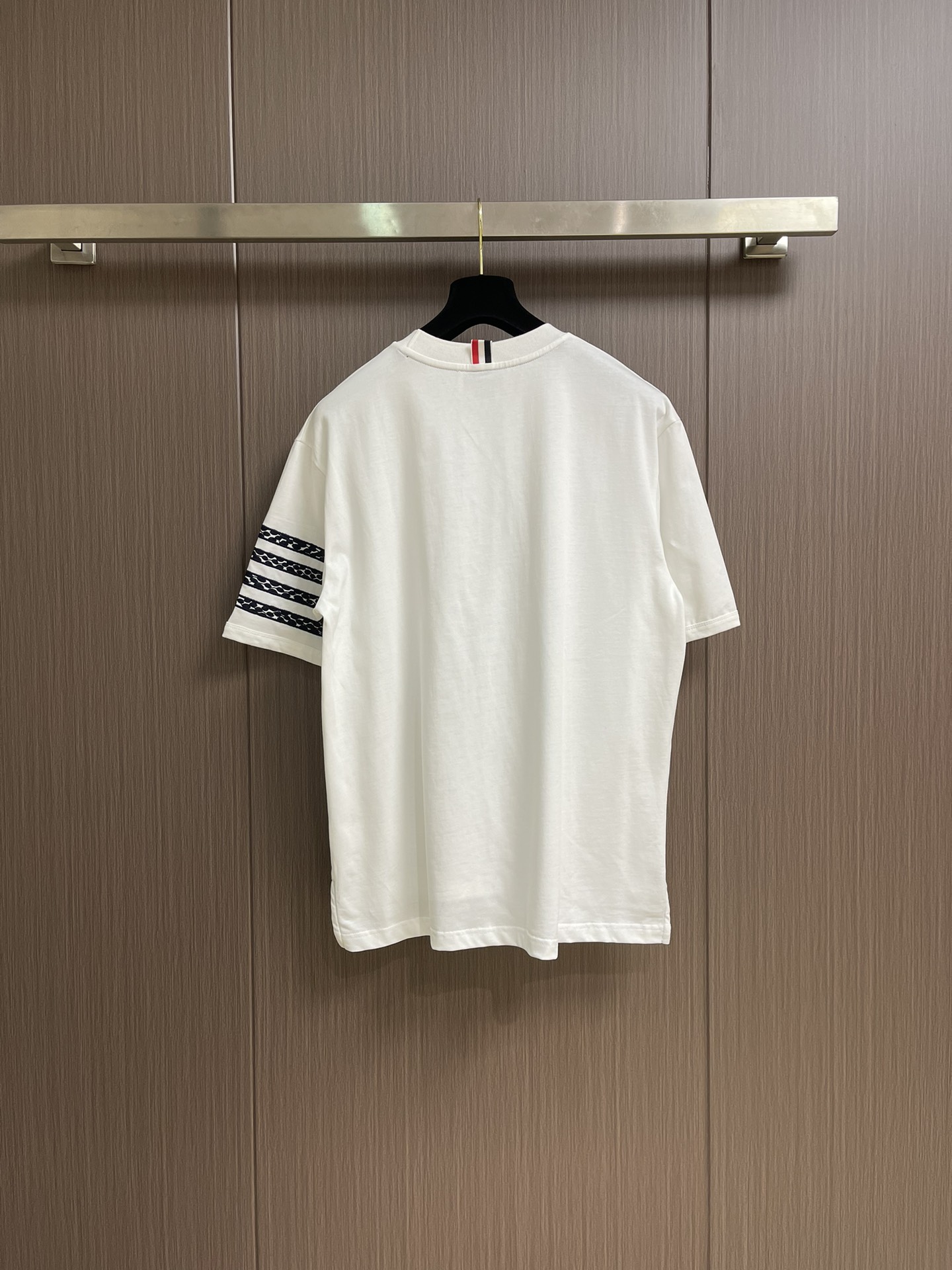 TB トムブラウンインスタスーパーコピー 100％綿 シンプル 柔軟 短袖 tシャツ ホワイト_2
