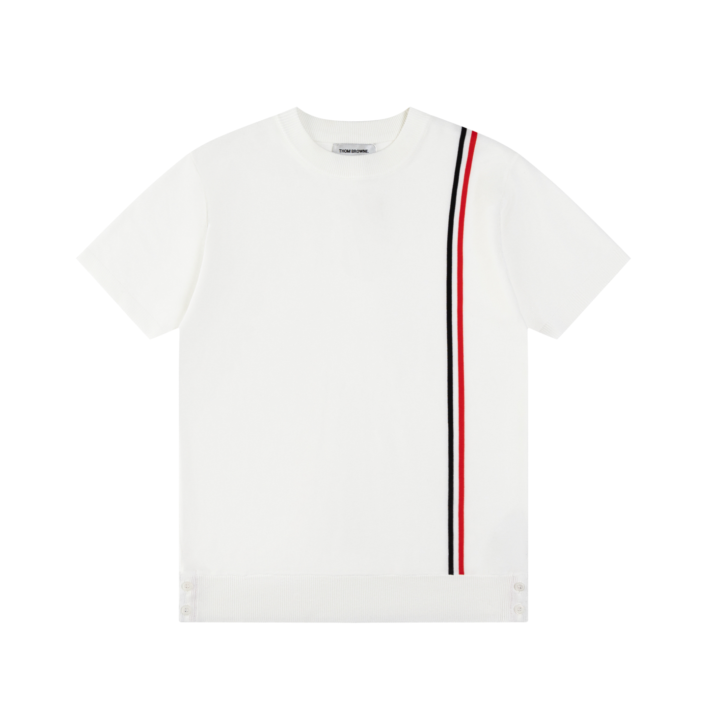 TB トムブラウン シャツ サイズ感激安通販 純綿 トップス 柔軟 短袖  tシャツ ホワイト_1