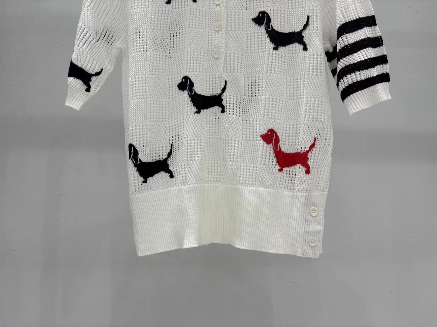 TB トムブラウントップススーパーコピー 高品質 トップス ポロシャツ 犬 ホワイト_7