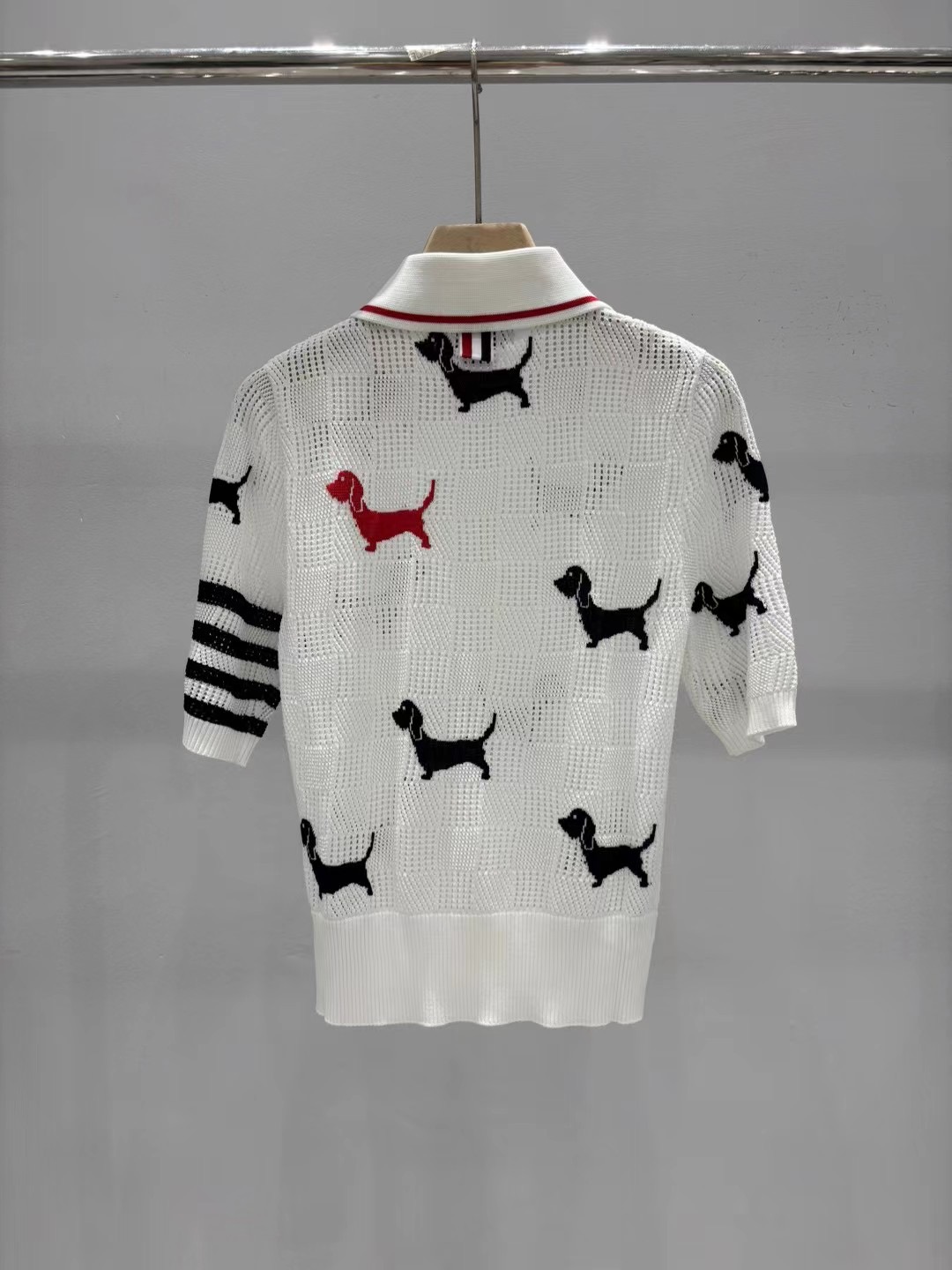 TB トムブラウントップススーパーコピー 高品質 トップス ポロシャツ 犬 ホワイト_8
