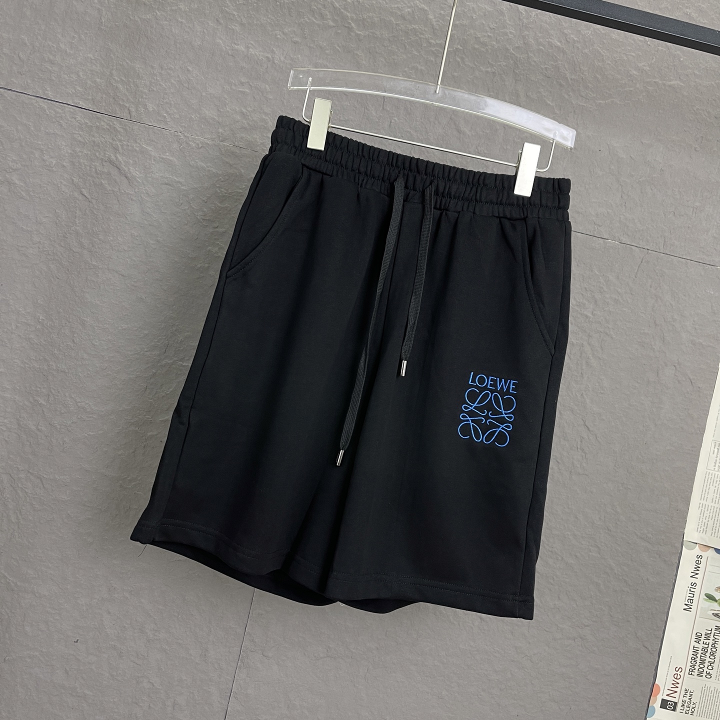 ロエベ パンツ セール偽物 カジュアルズボン 純綿 ランニング ブラック_6