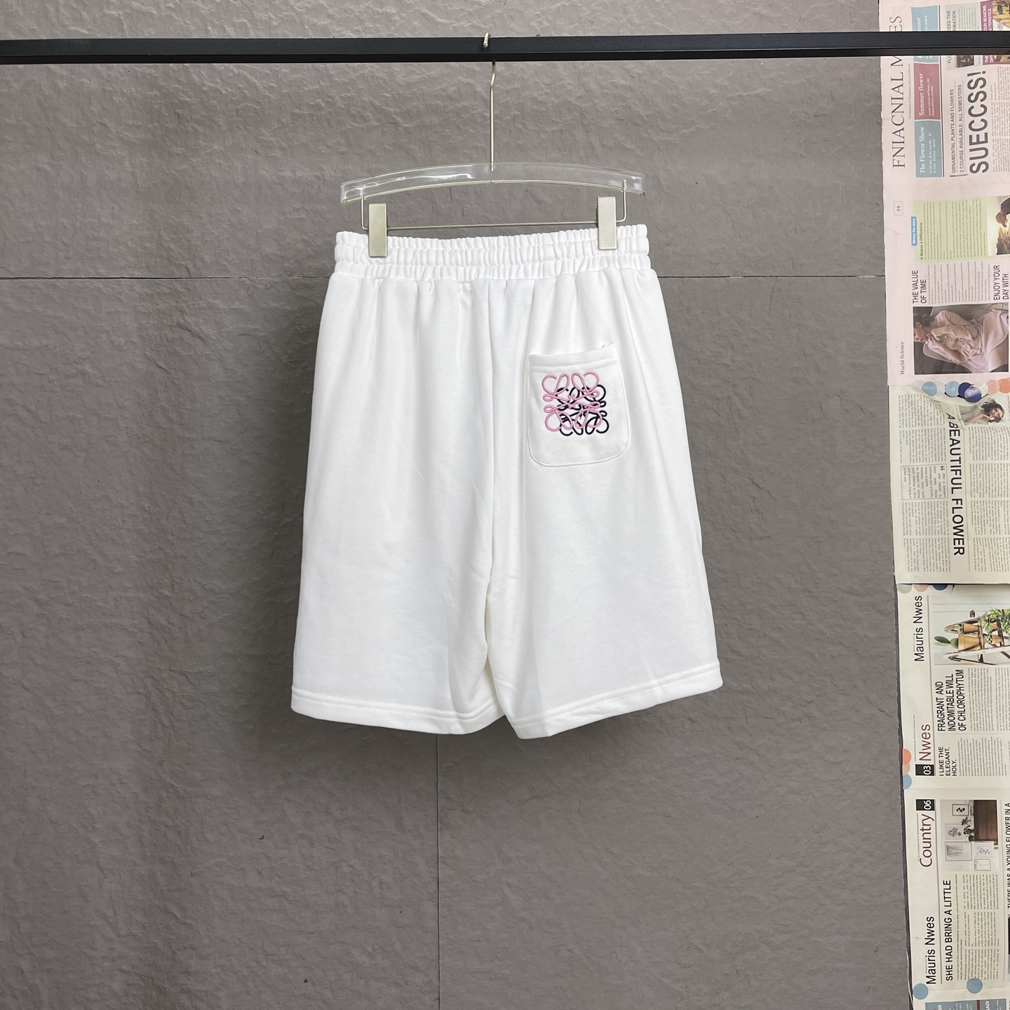 大販売 ロエベ パンツ セールコピー カジュアルズボン 純綿 ランニング ホワイト_1