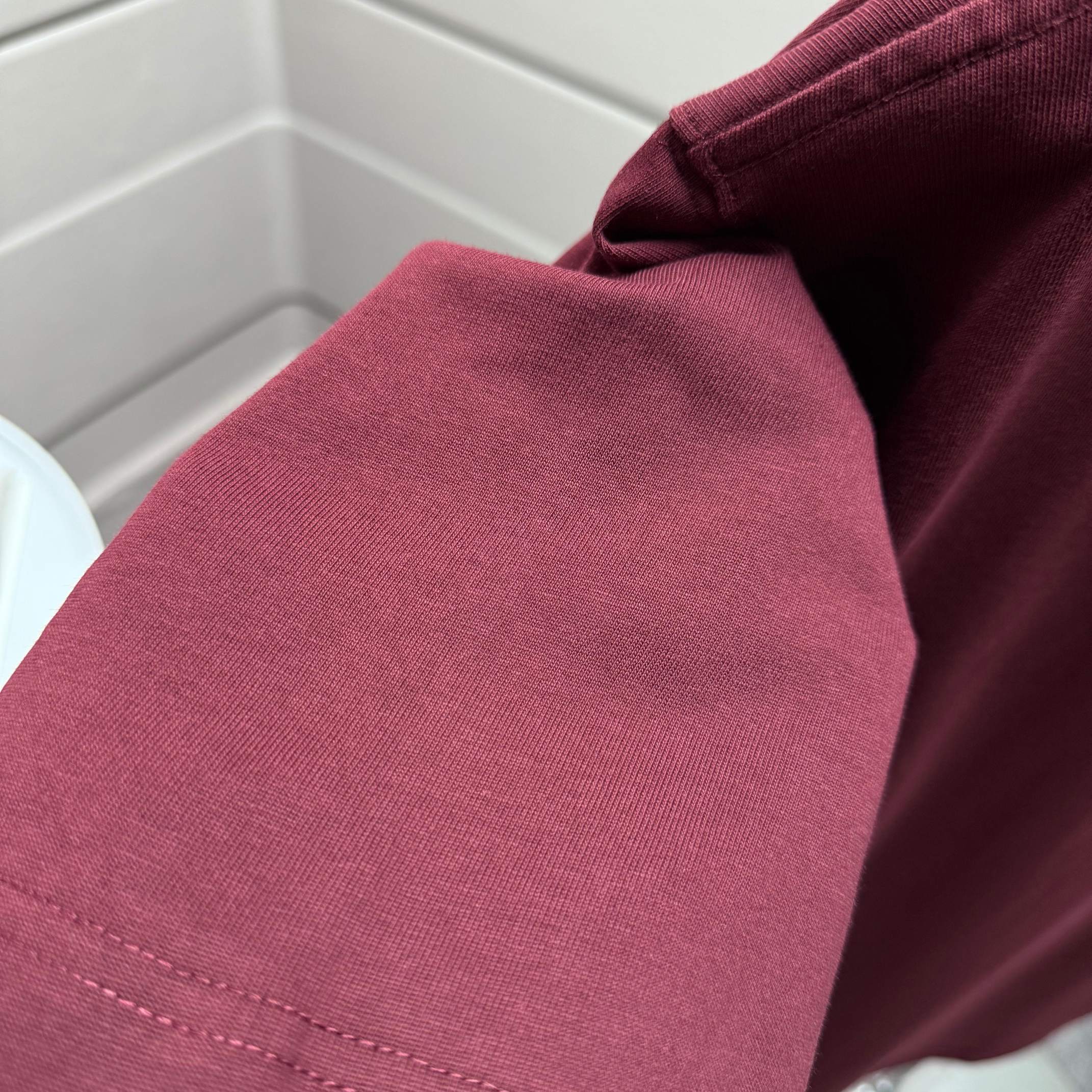 人気品 バレンシアガtシャツ メルカリ偽物 プリント 男女兼用 純綿 トップス 短袖 レッド_6