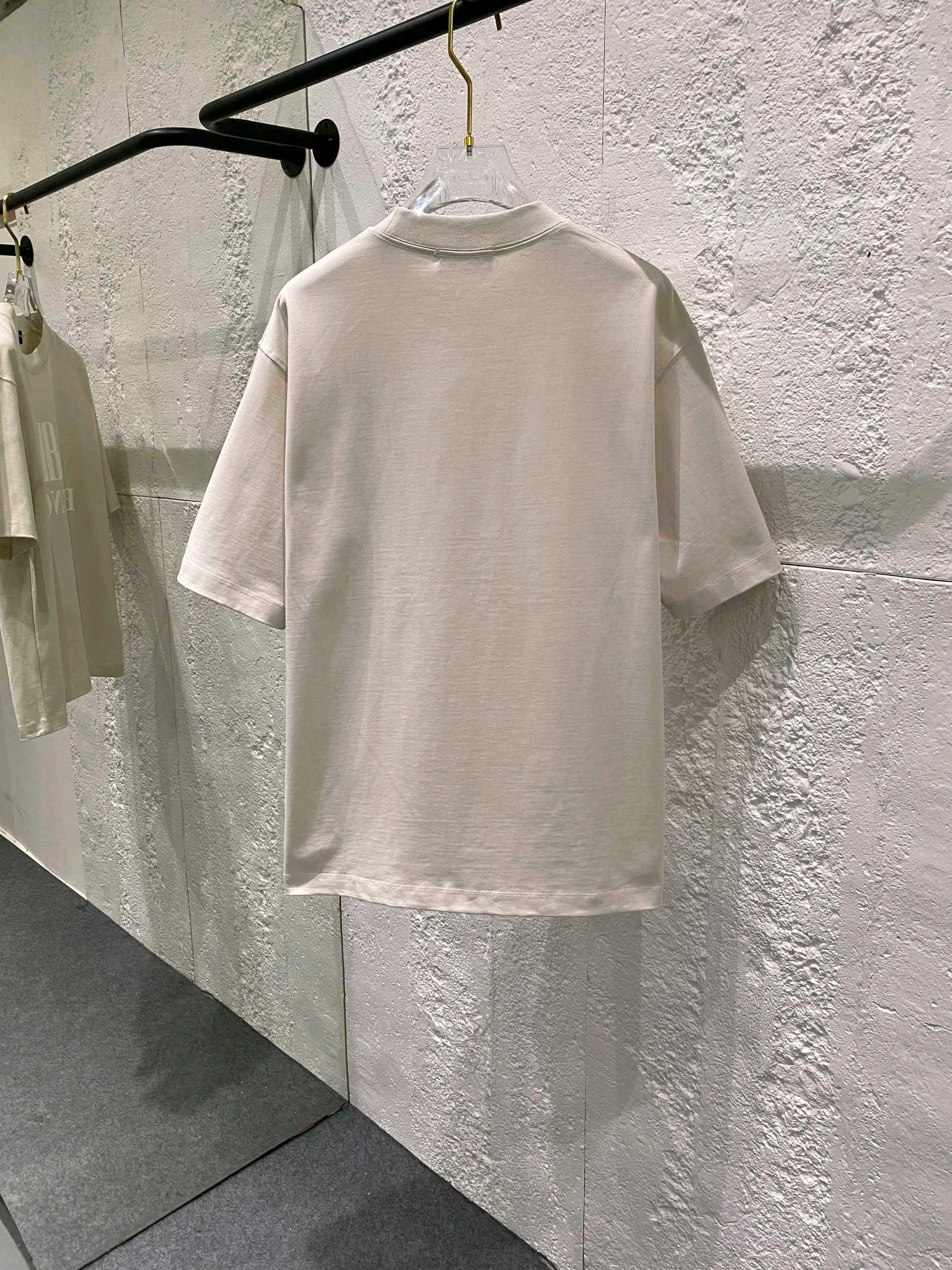 人気新作 バレンシアガ オーバーサイズtシャツスーパーコピー プリント 純綿 トップス グレー_2