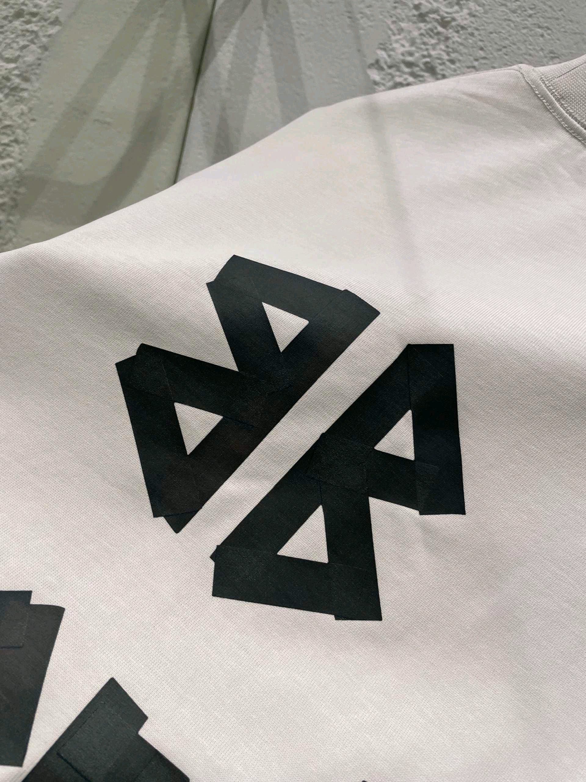 バレンシアガ 無地tシャツスーパーコピー 高品質 プリント 純綿 トップス ゆったり ホワイト_4