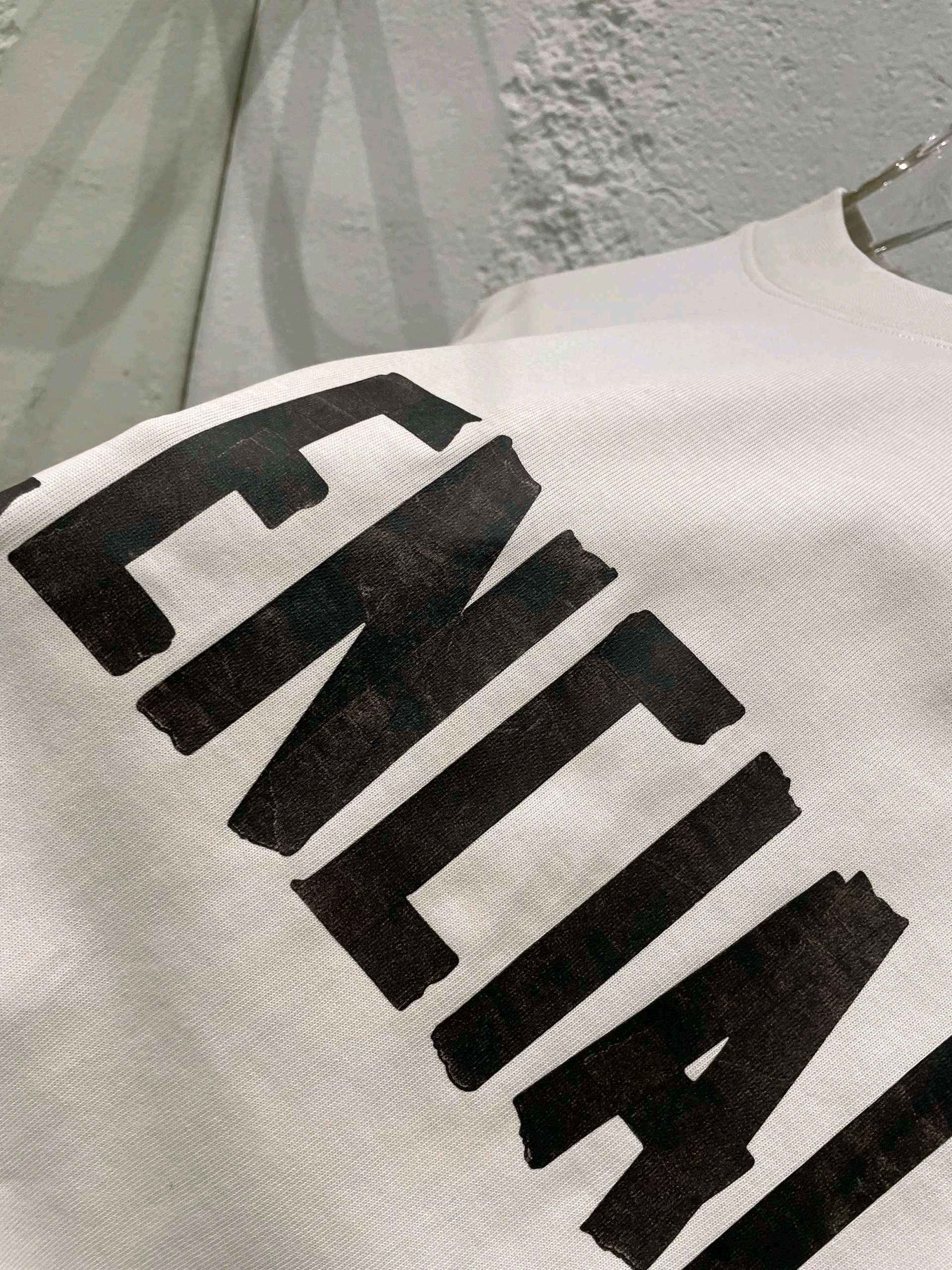 バレンシアガ 無地tシャツスーパーコピー 高品質 プリント 純綿 トップス ゆったり ホワイト_6