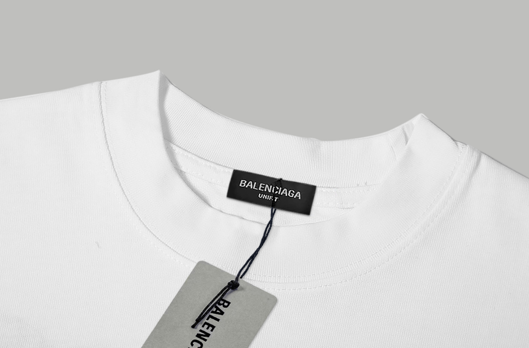 お買い得品 バレンシアガtシャツ 偽物 見分け方 トップス 純綿 無袖 触り心地が良い ホワイト_3