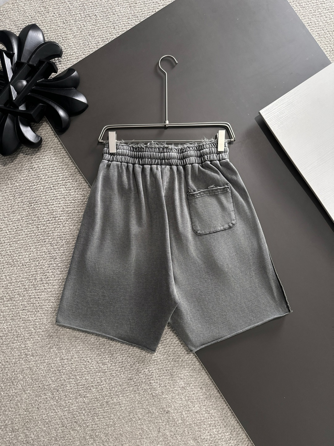バレンシアガ メンズパンツ偽物 柔らかい ショットズボン ゆったり 綿 グレー_9