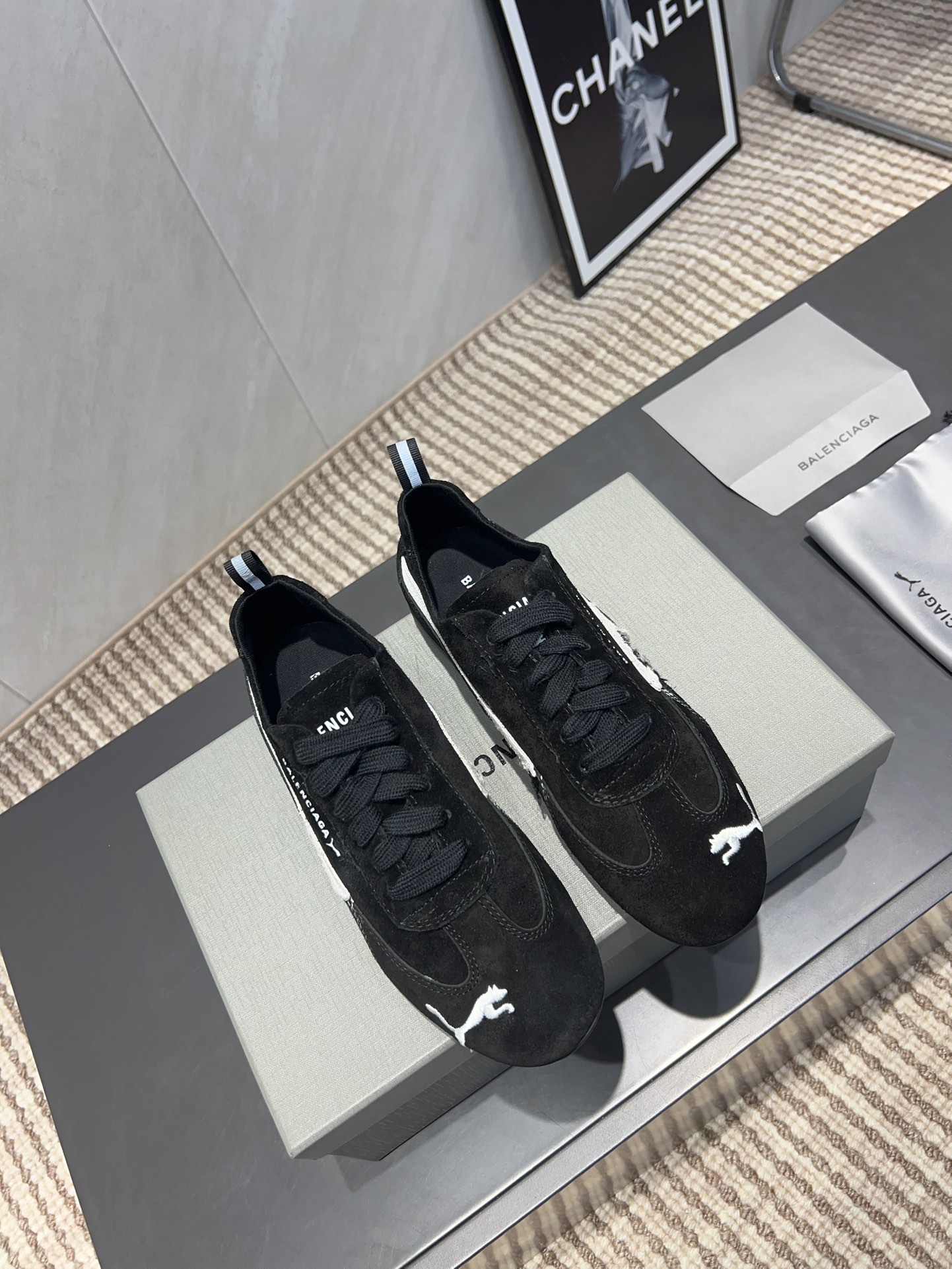 balenciaga シューズ メンズスーパーコピー カジュアル スニーカー PUMAとコラボ 運動 ブラック_4