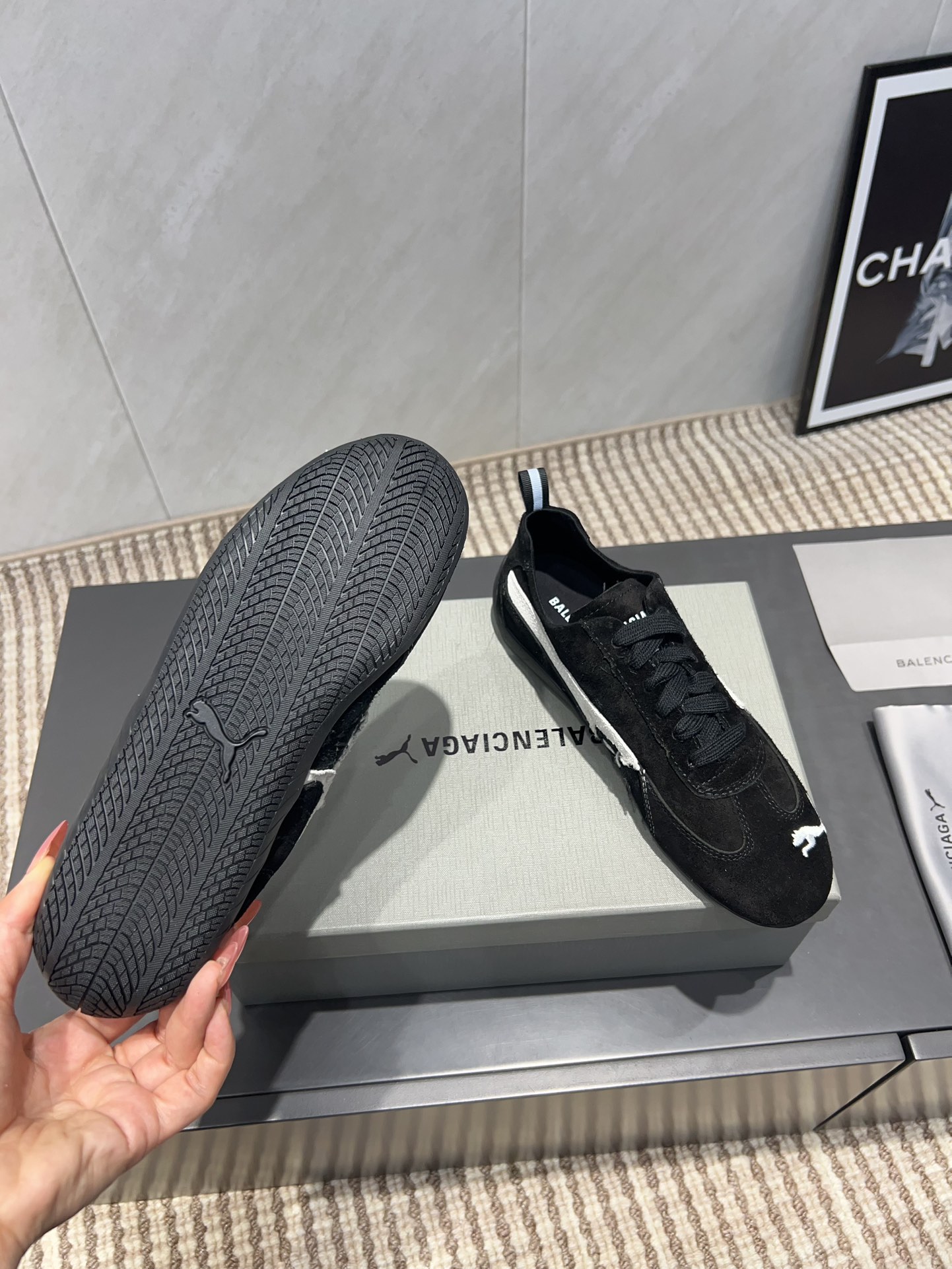 balenciaga シューズ メンズスーパーコピー カジュアル スニーカー PUMAとコラボ 運動 ブラック_9