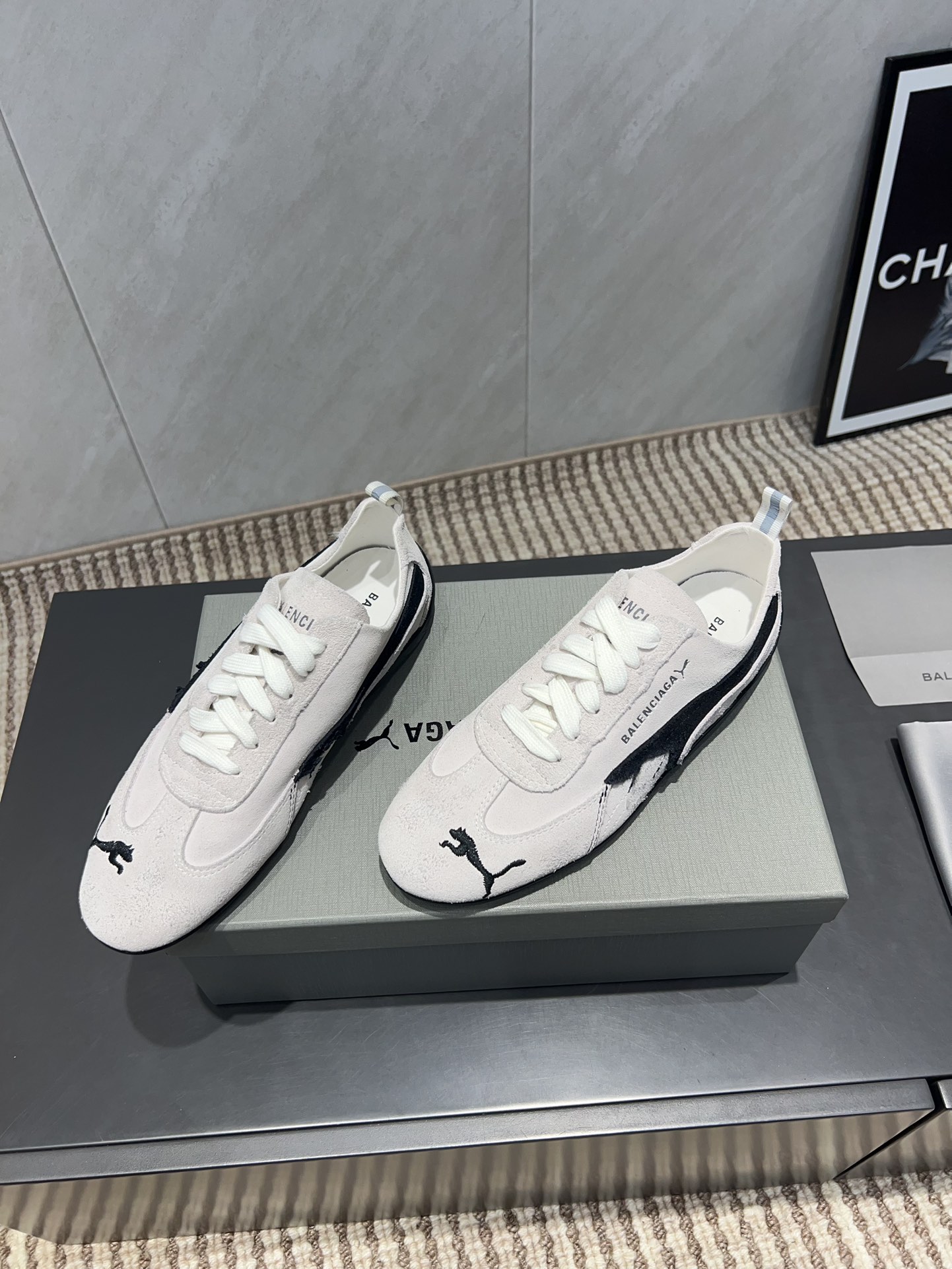 balenciaga シューズ レディース偽物 カジュアル スニーカー PUMAとコラボ 運動 ホワイト_2