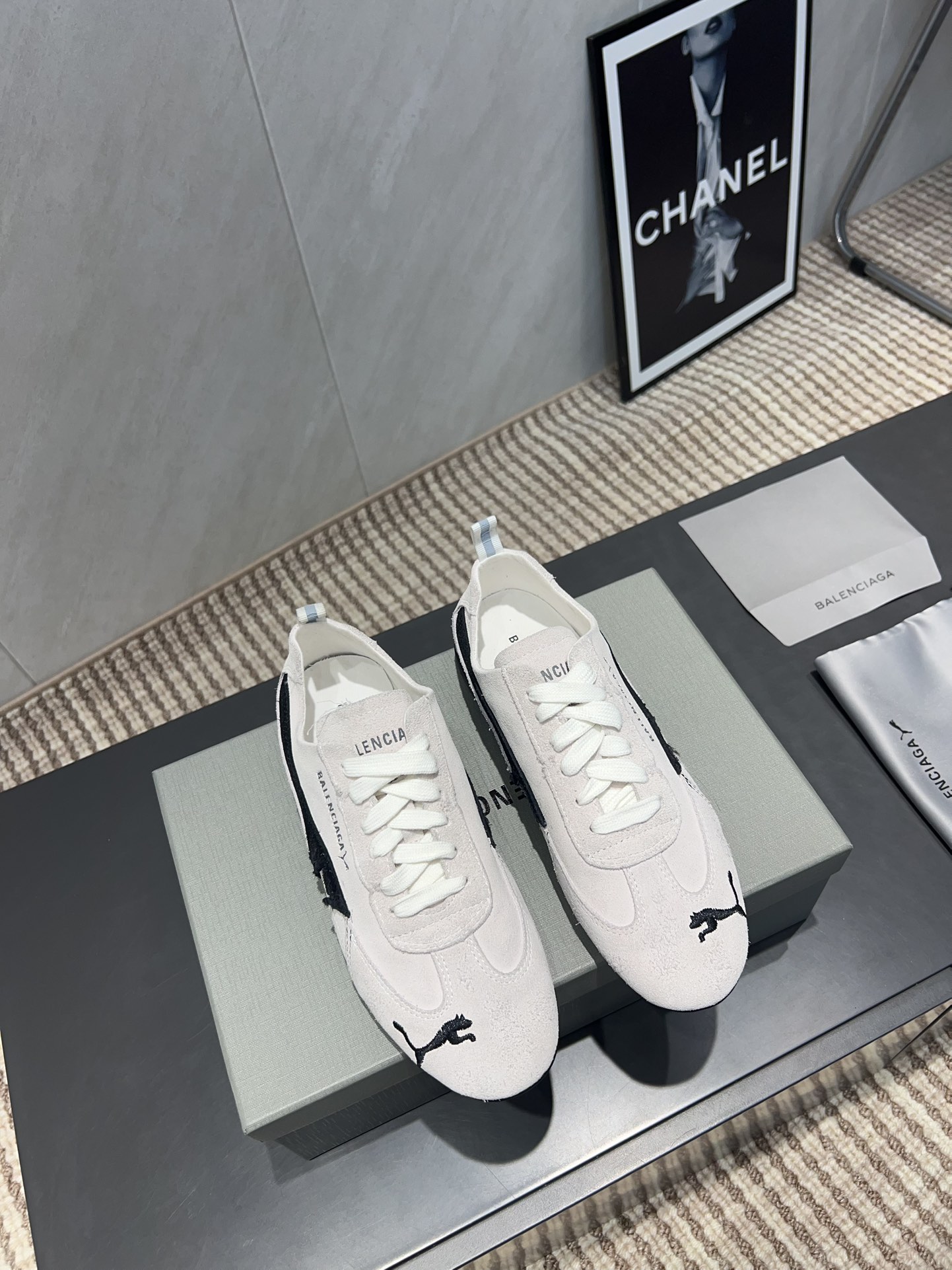 balenciaga シューズ レディース偽物 カジュアル スニーカー PUMAとコラボ 運動 ホワイト_3