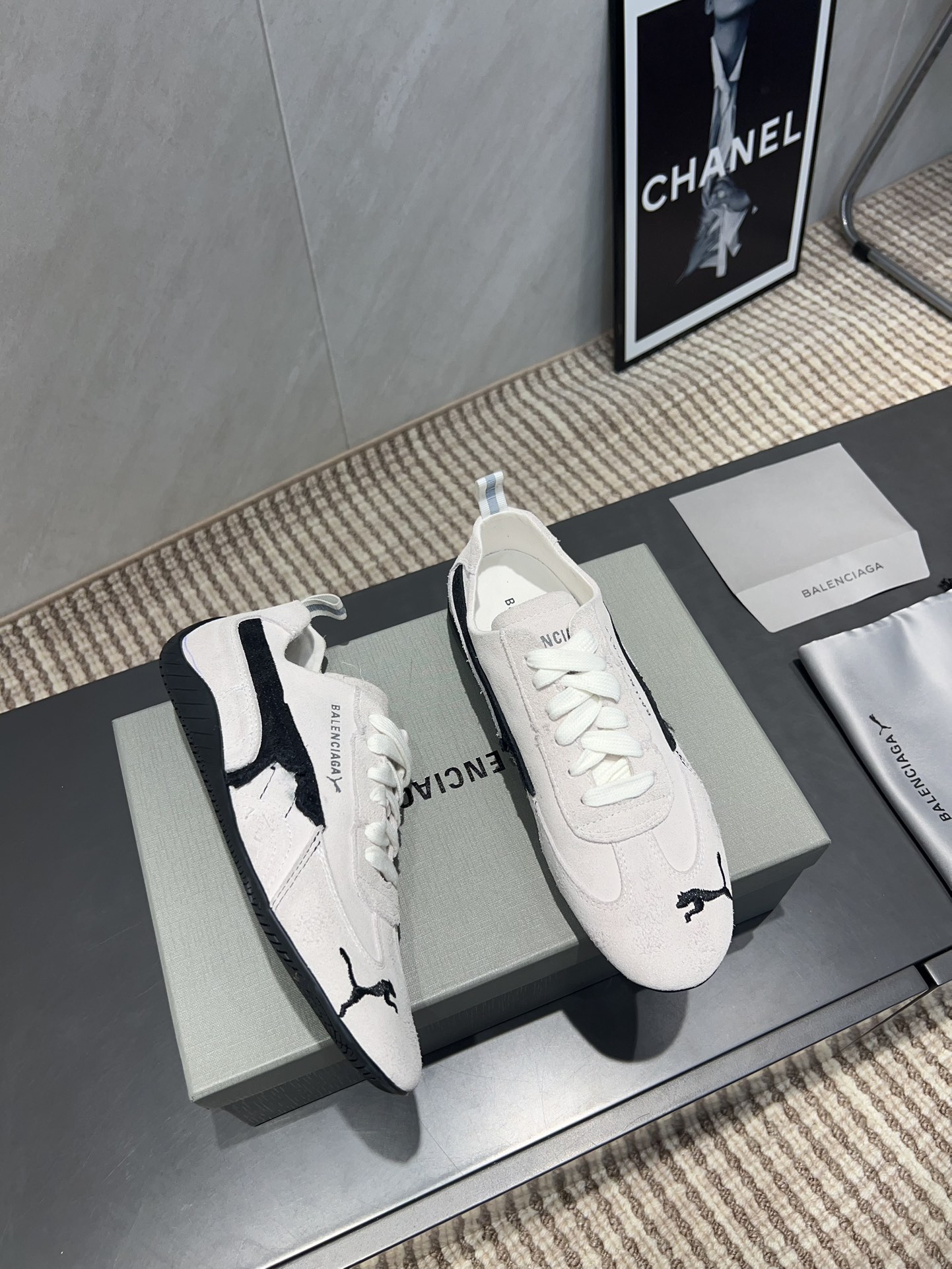 balenciaga シューズ レディース偽物 カジュアル スニーカー PUMAとコラボ 運動 ホワイト_6