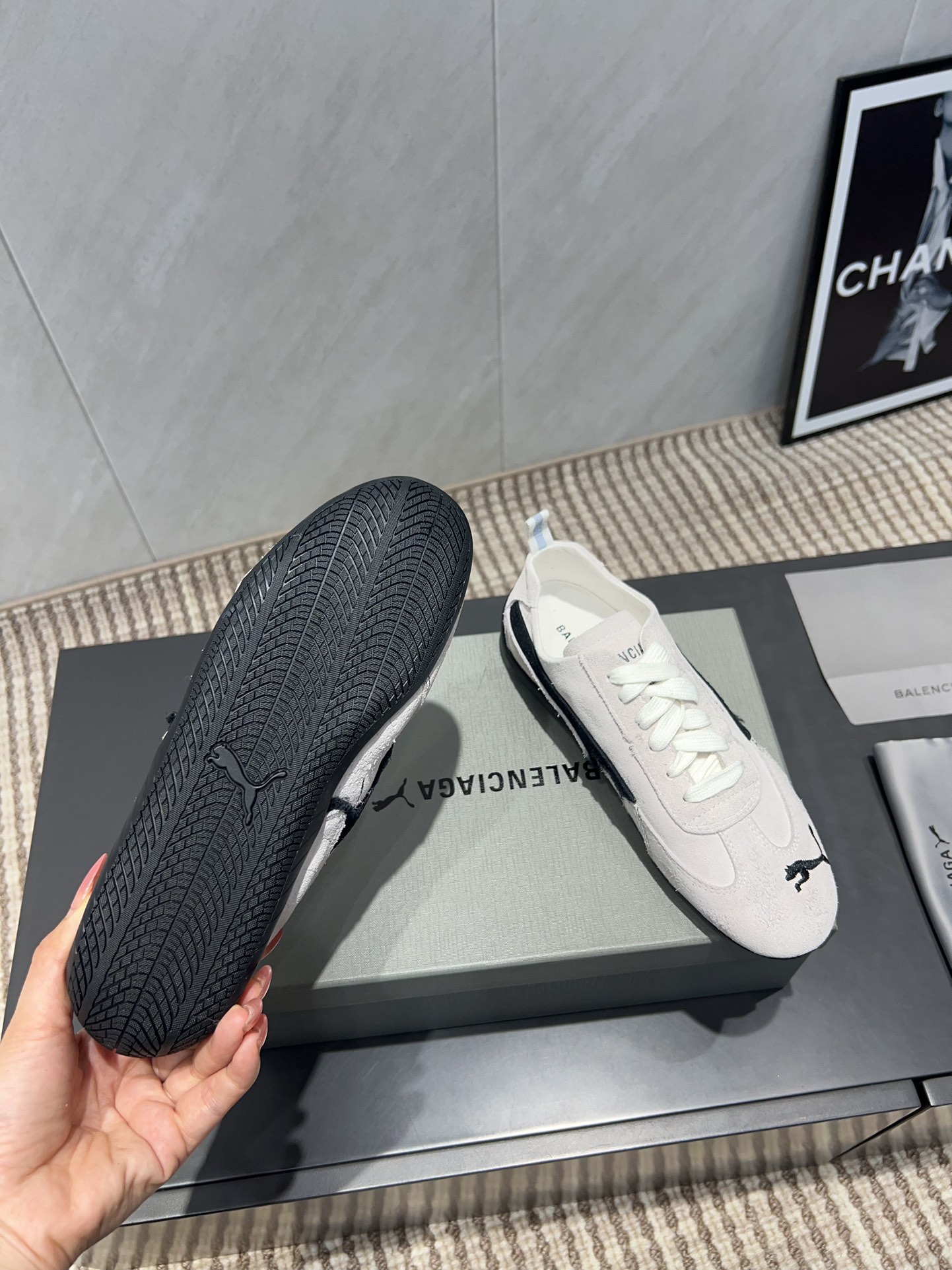 balenciaga シューズ レディース偽物 カジュアル スニーカー PUMAとコラボ 運動 ホワイト_8