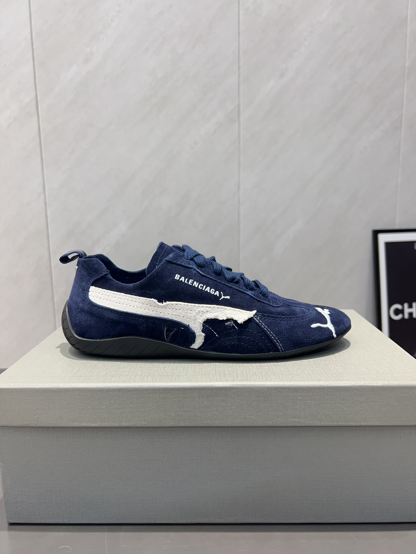 balenciaga スニーカー レディーススーパーコピー カジュアルシューズ PUMAとコラボ 運動 ブルー_5