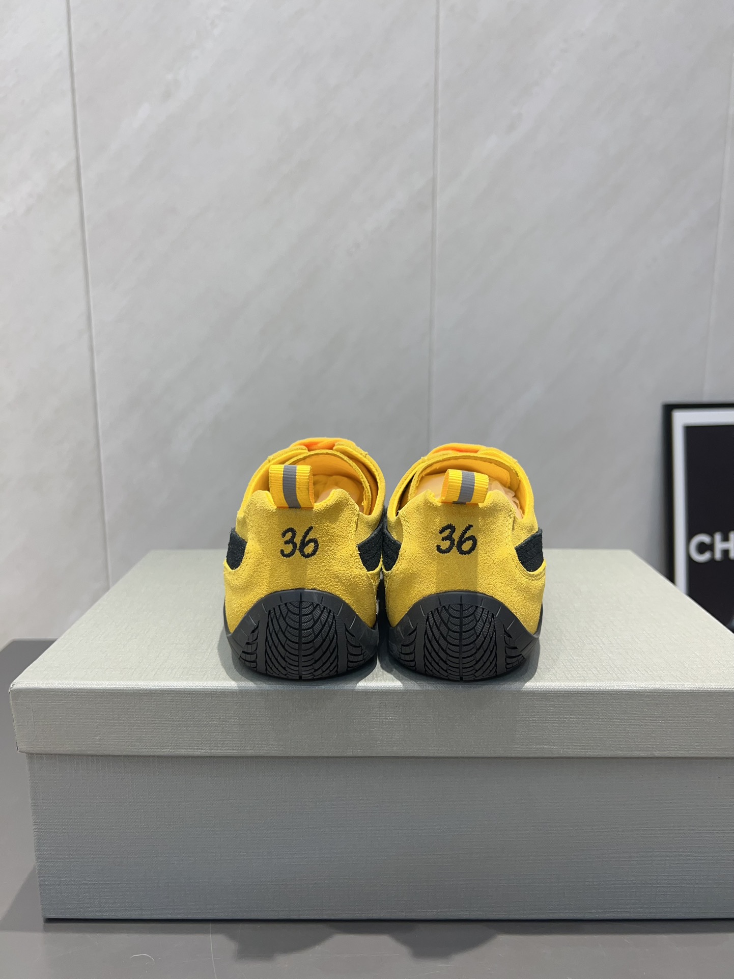 balenciaga スニーカー 安い偽物 カジュアルシューズ PUMAとコラボ 運動 イエロー_8