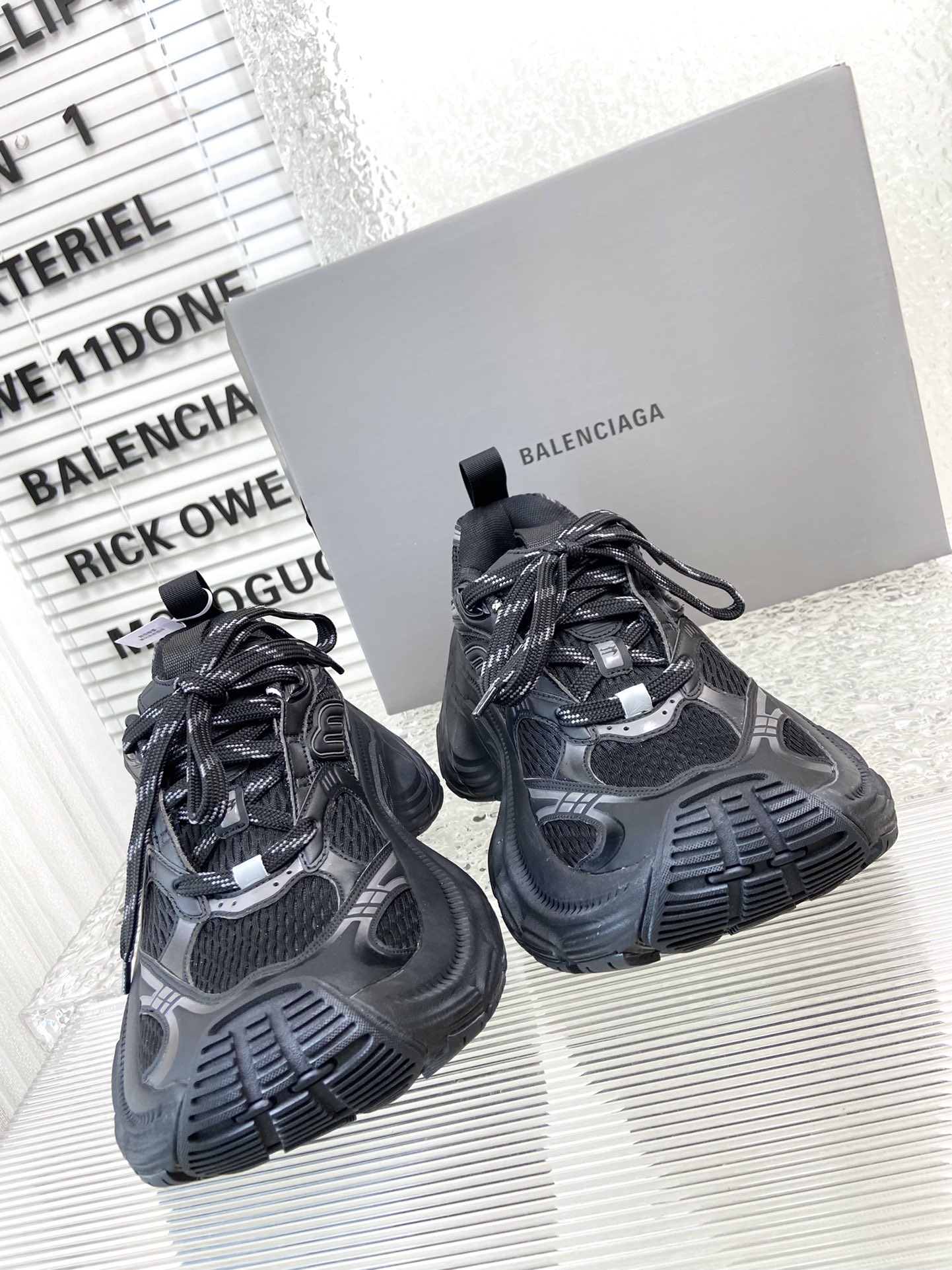 balenciaga スペース シューズ激安通販 カジュアル 軽量 スニーカー ランニング 男女兼用 ブラック_7