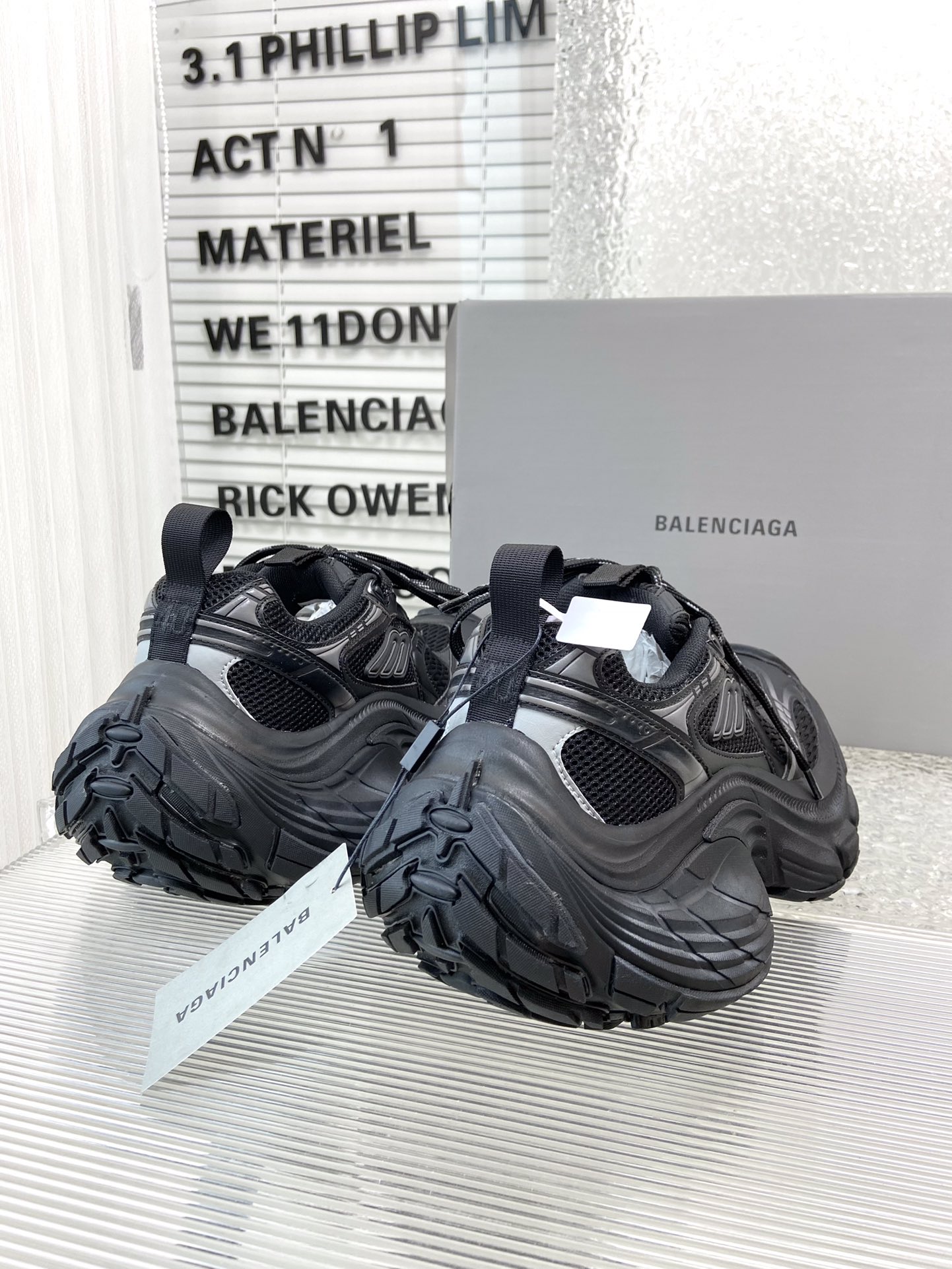 balenciaga スペース シューズ激安通販 カジュアル 軽量 スニーカー ランニング 男女兼用 ブラック_8