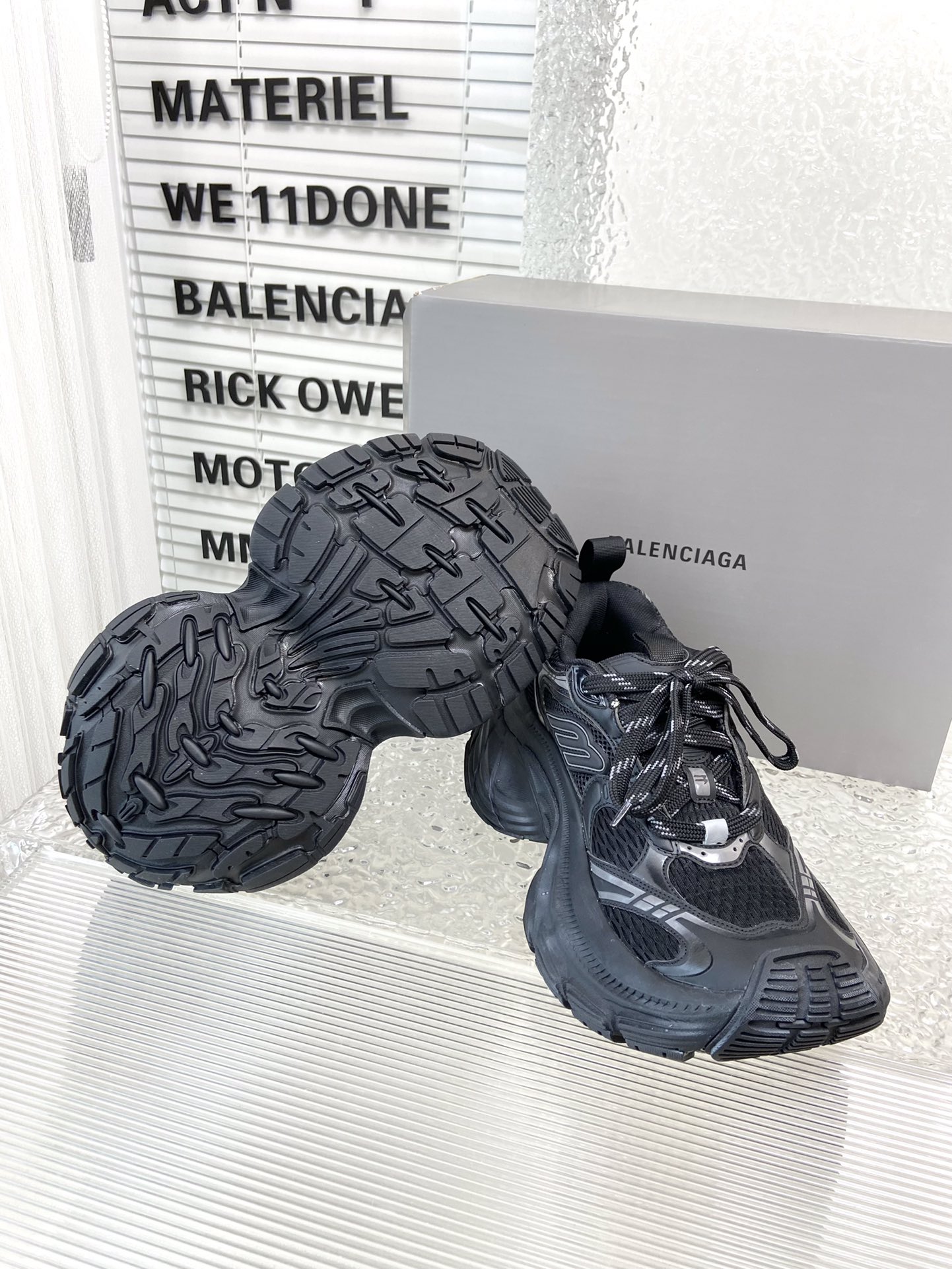 balenciaga スペース シューズ激安通販 カジュアル 軽量 スニーカー ランニング 男女兼用 ブラック_9